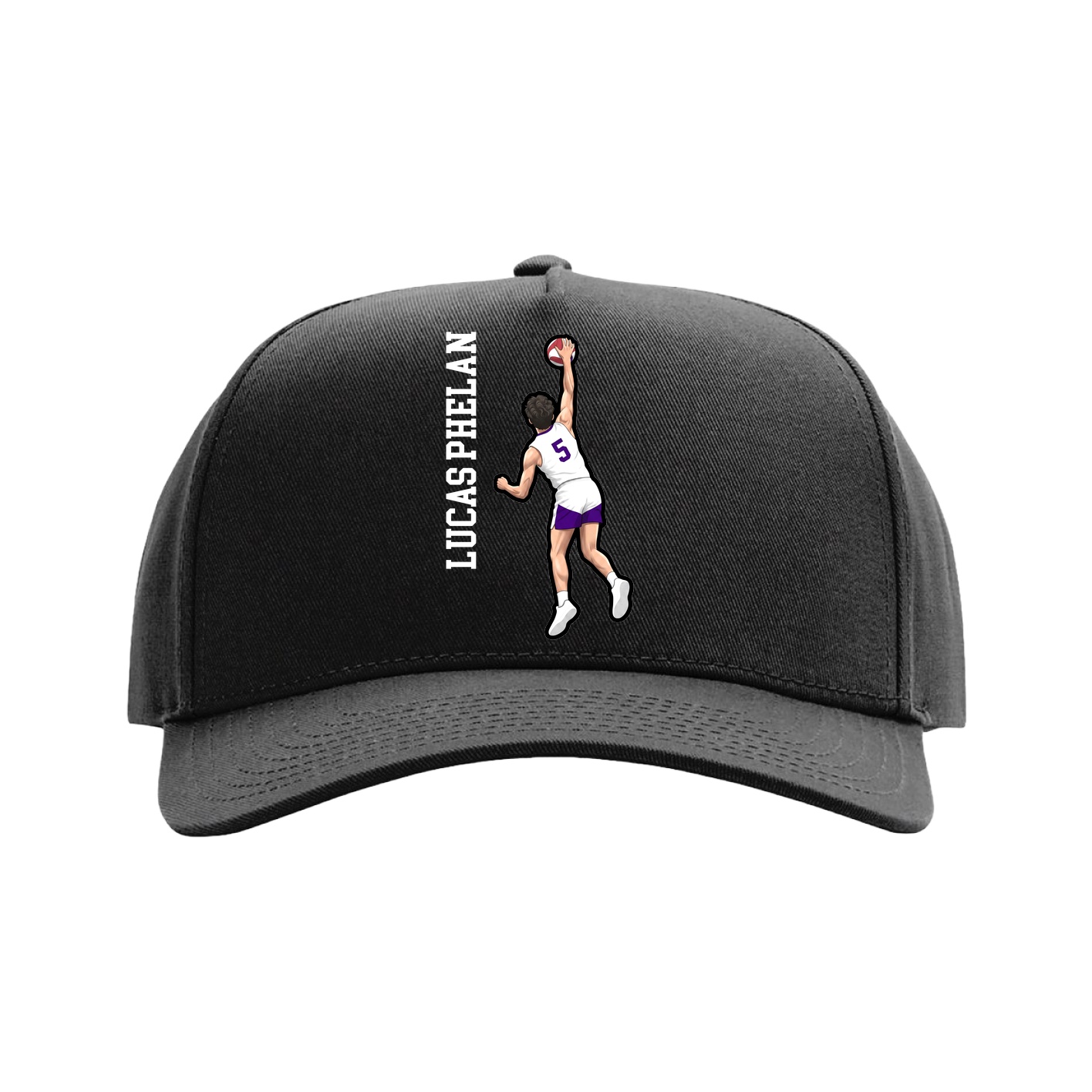 Full Fabric Five-Panel Champ Cap