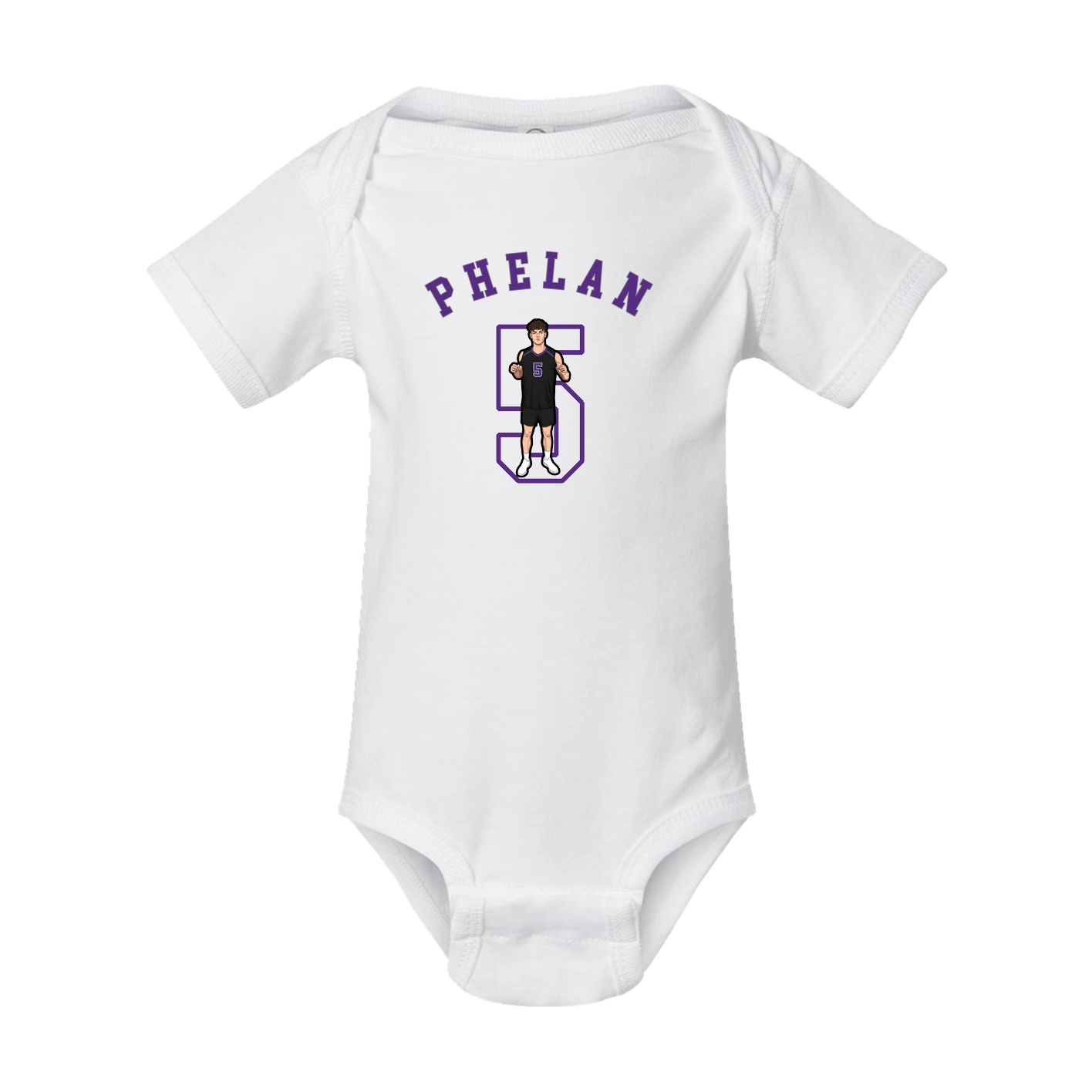 Baby Onesie — Shirsey Arch in White