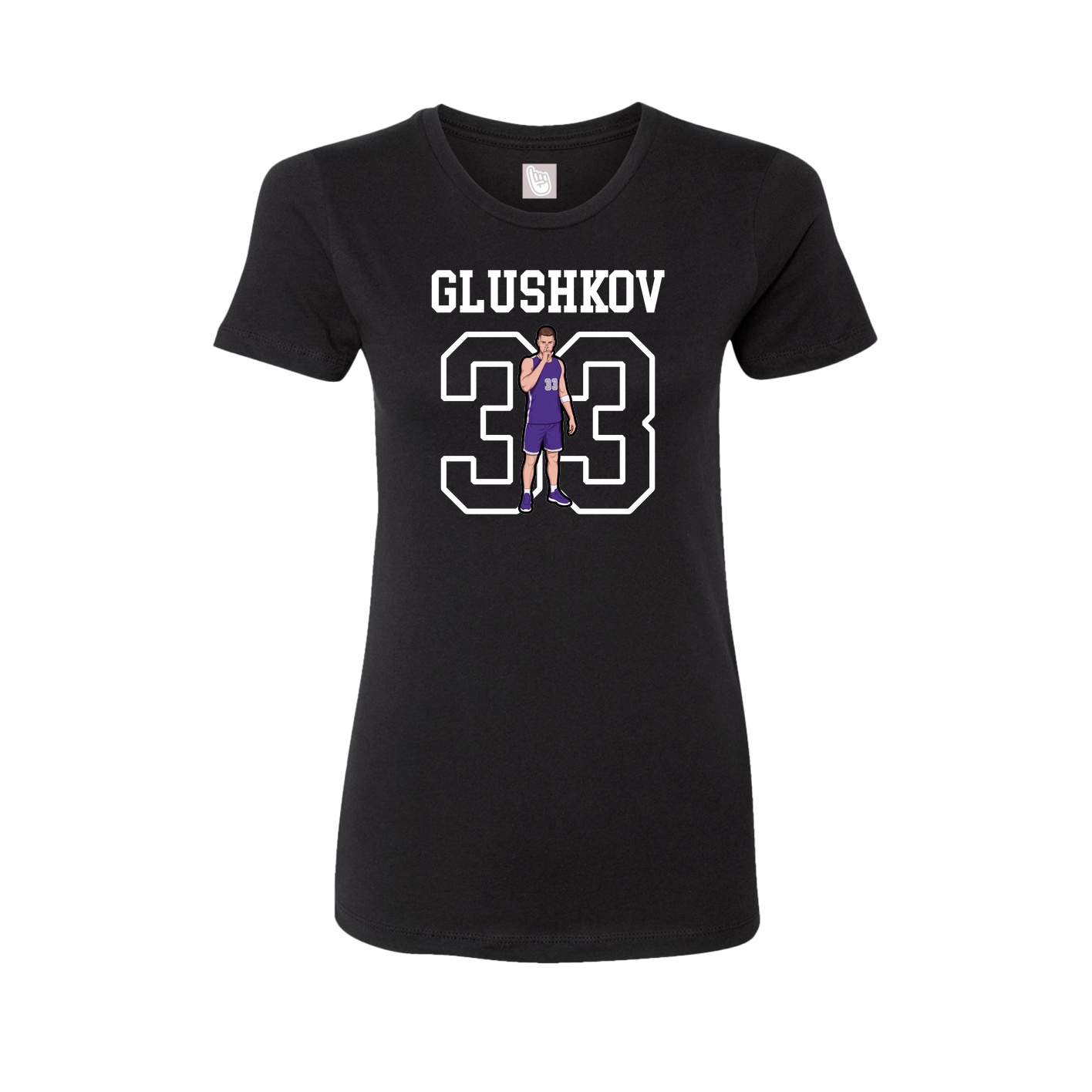 Fitted Women's Tee — Shirsey in Black