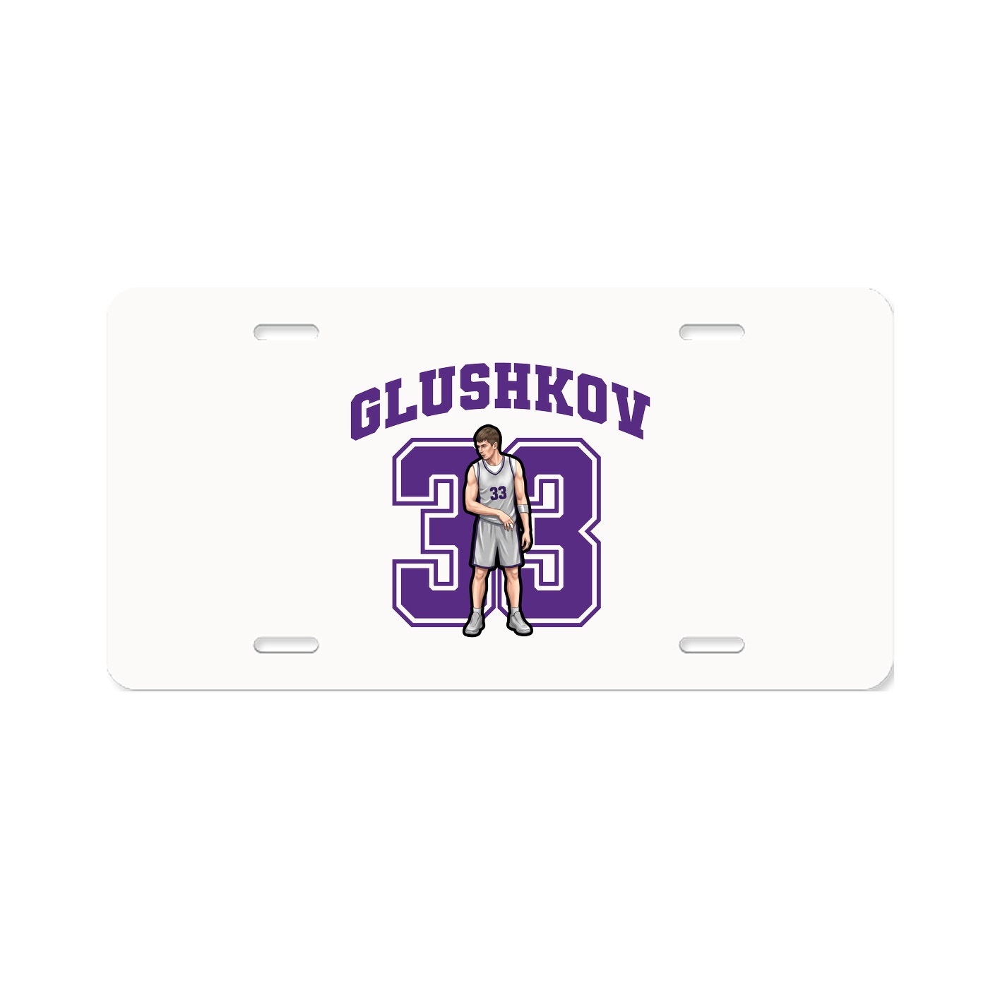 License Plate — Number in Classic