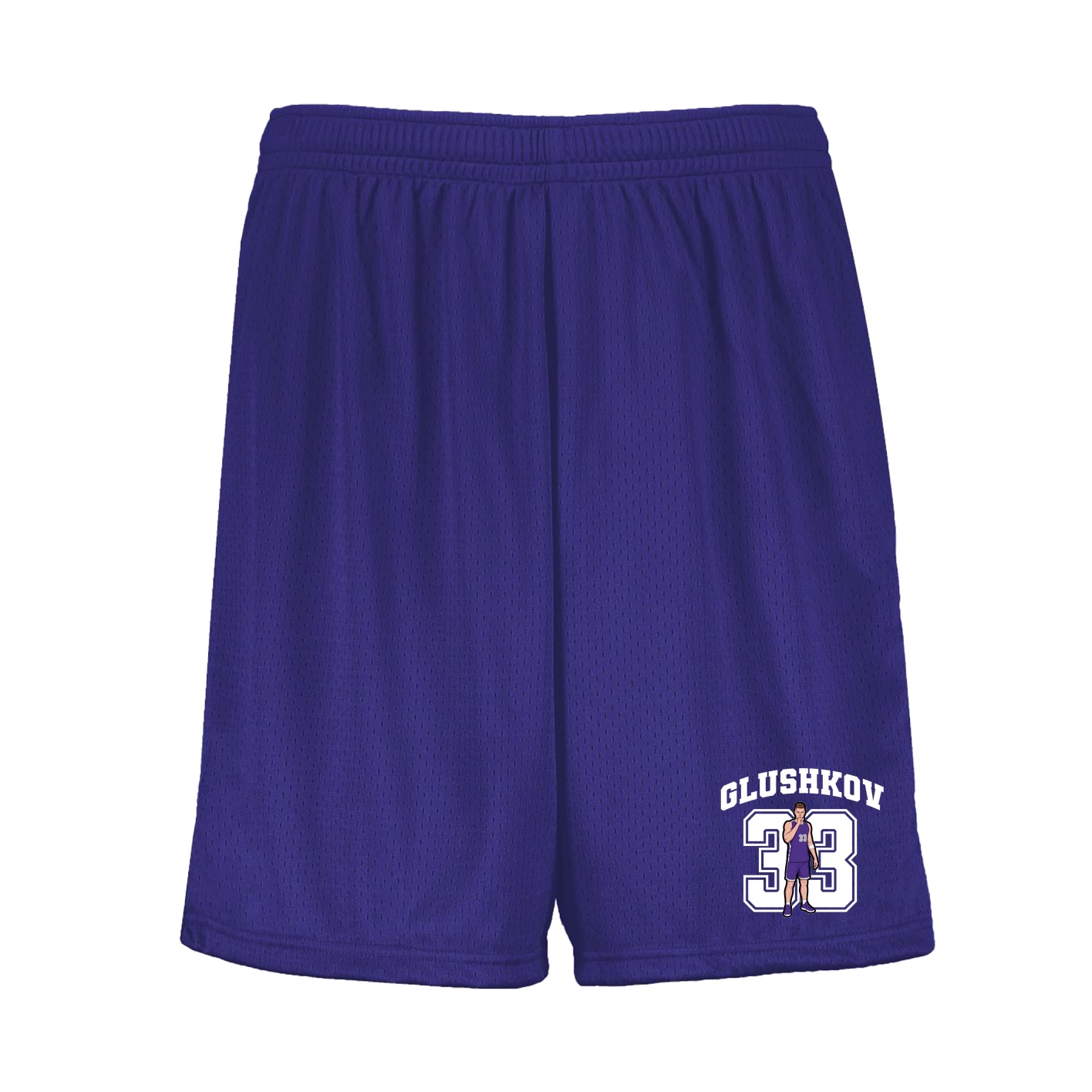 Shorts — Number in Purple