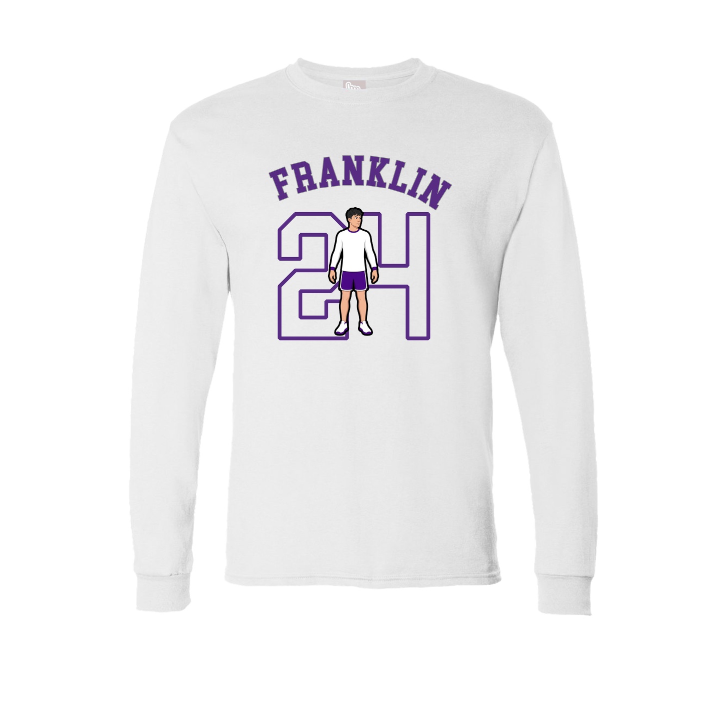 Long Sleeve Tee — Shirsey Arch in White