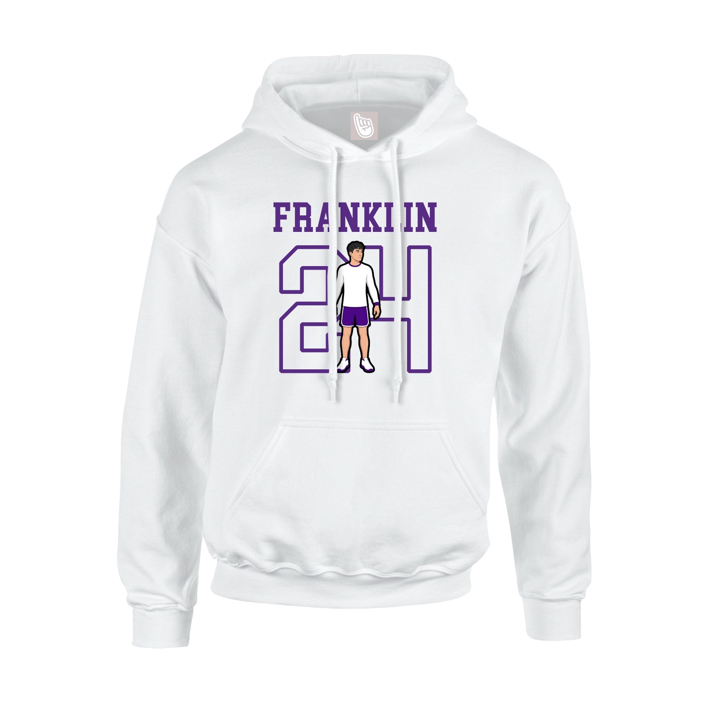 Youth Hoodie — Shirsey in White