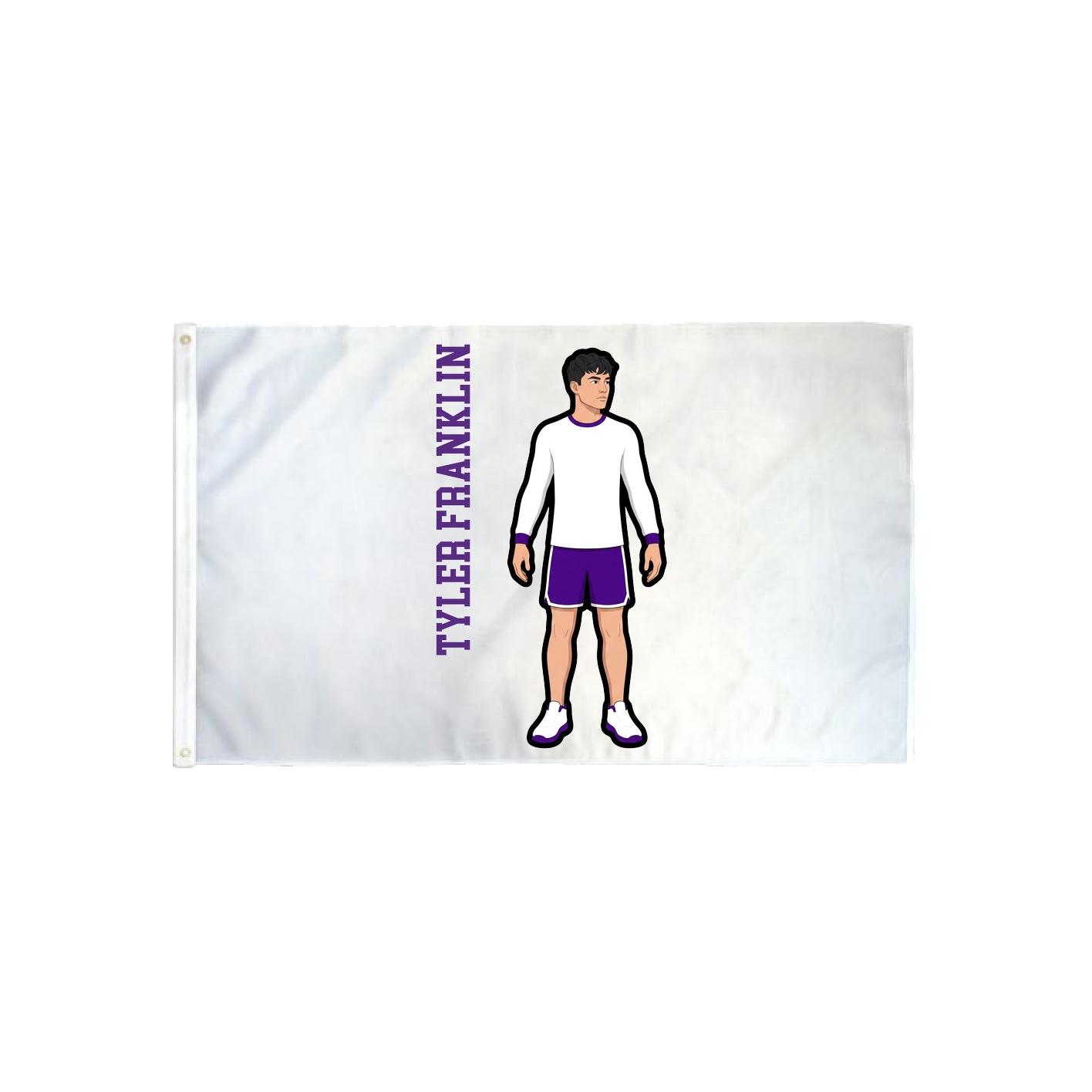 3x5 Flag — Name Vertical in Classic