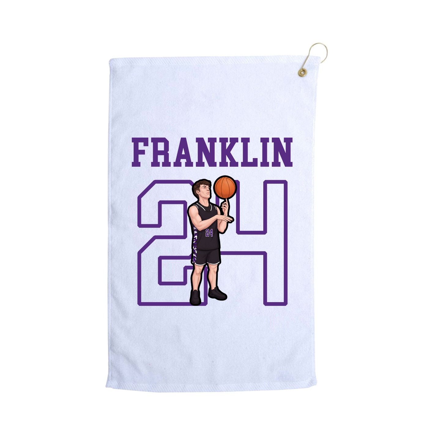 Golf Towel — Shirsey in White