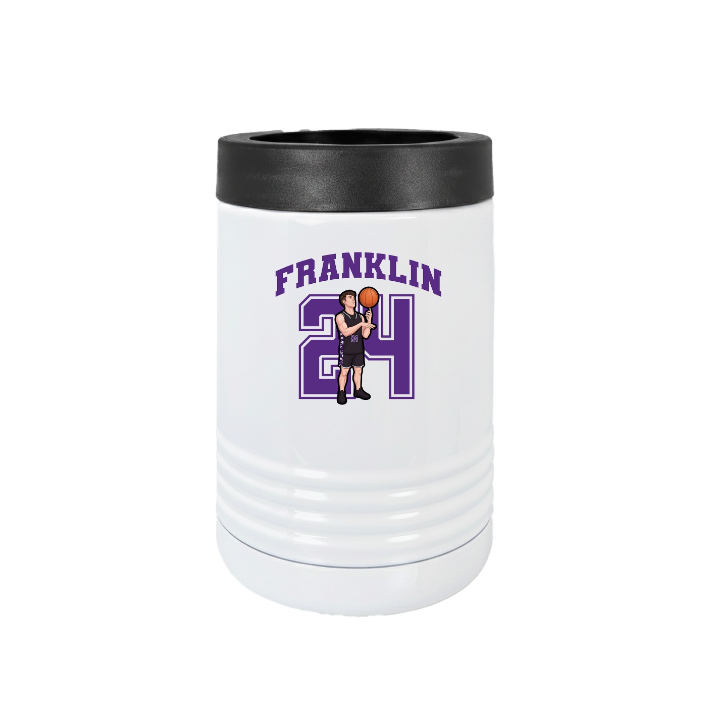 Beverage Holder — Number in White