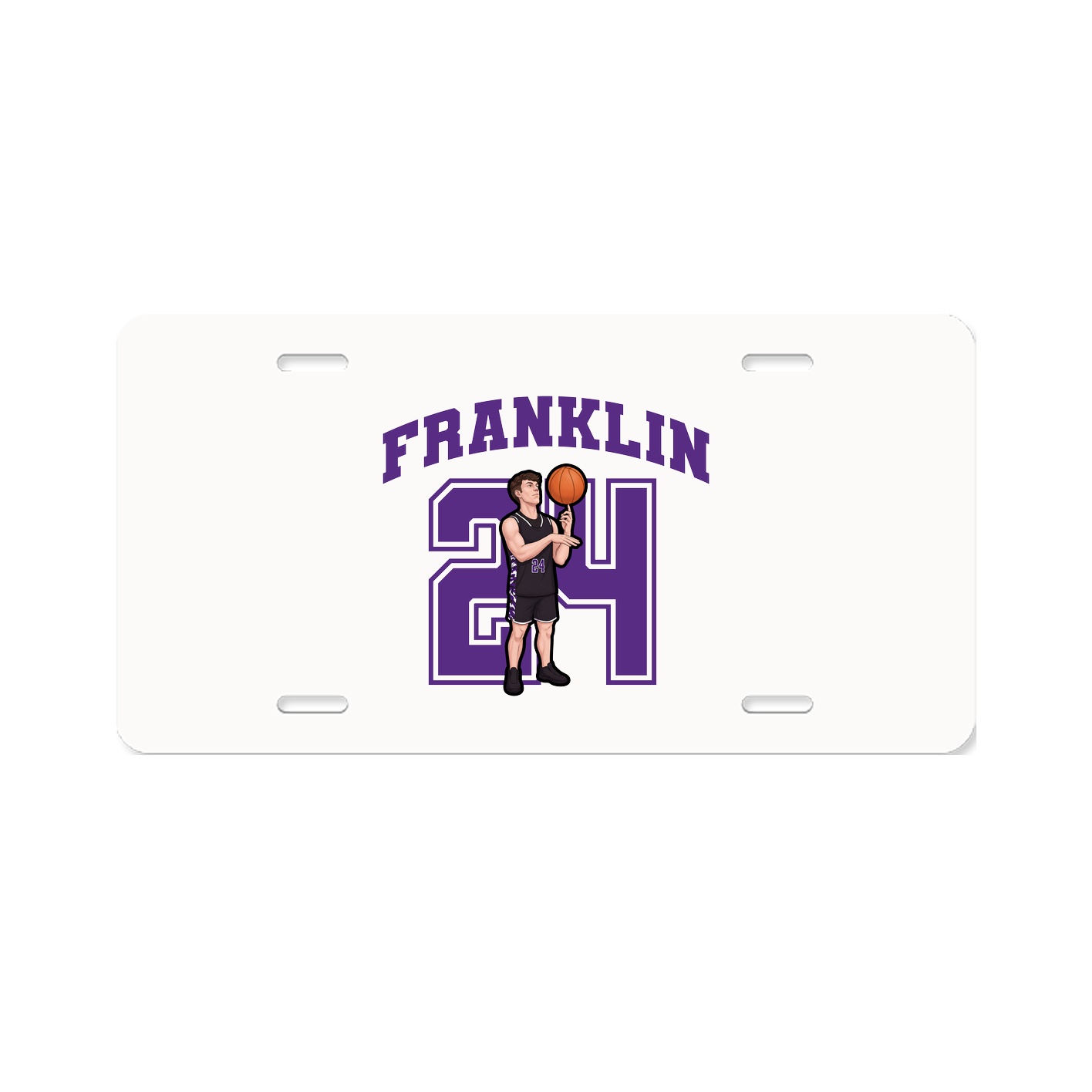 License Plate — Number in Classic
