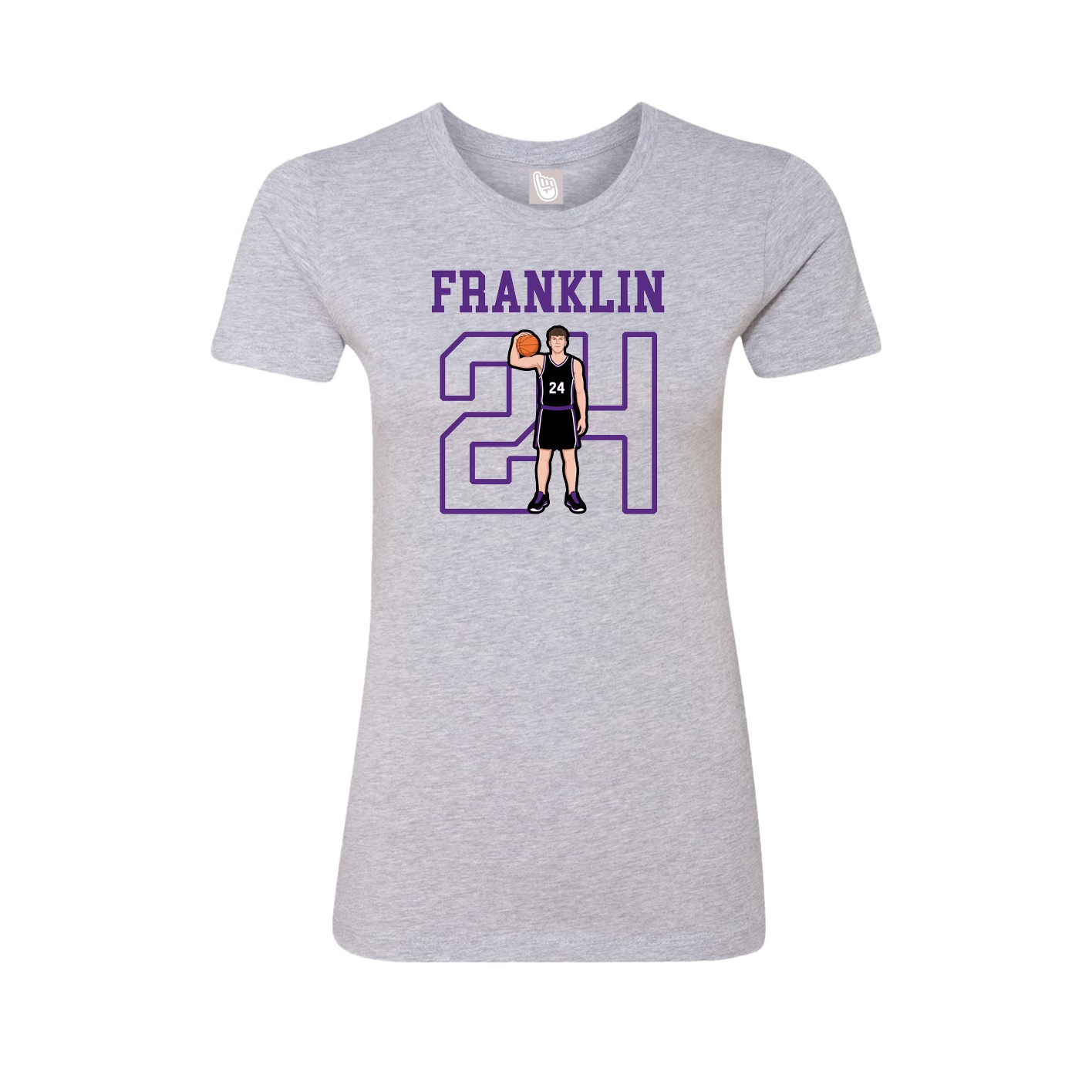 Fitted Women's Tee — Shirsey in Grey