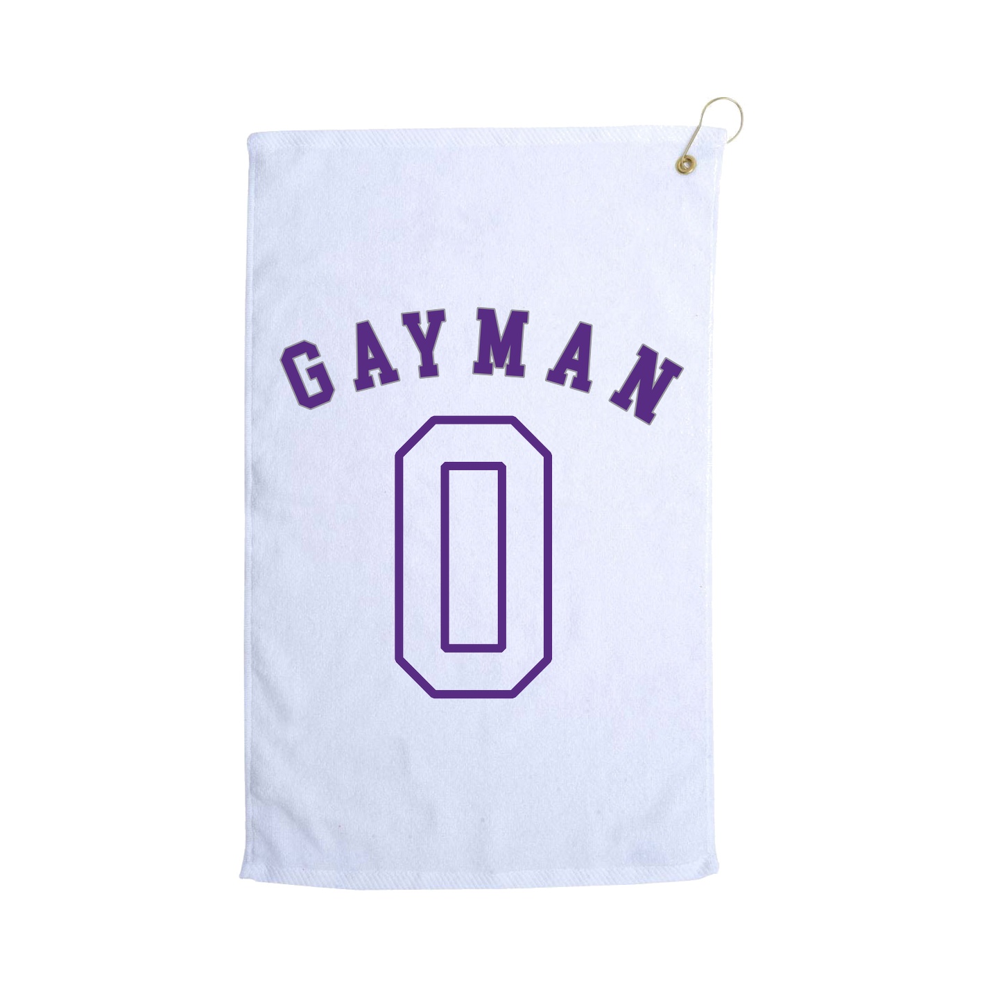 Golf Towel — Shirsey Arch in White