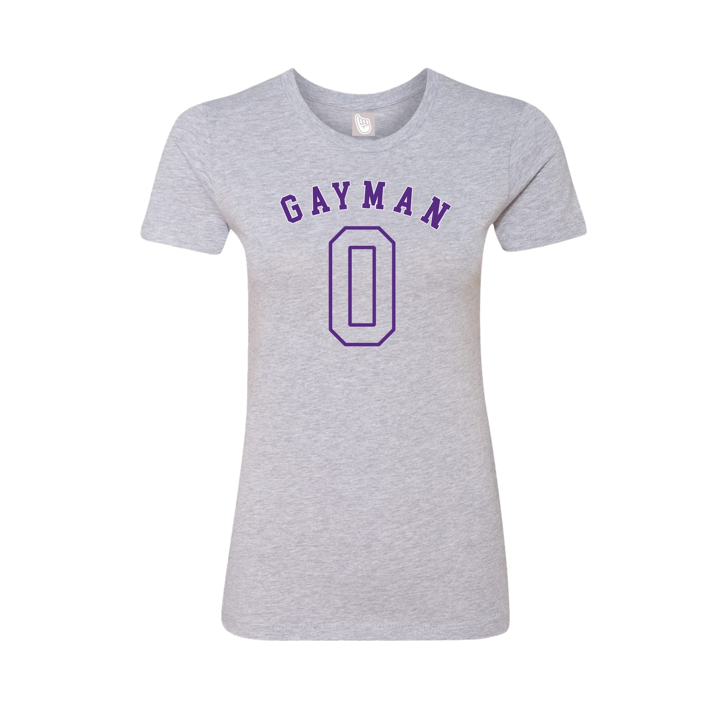 Fitted Women's Tee — Shirsey Arch in Grey