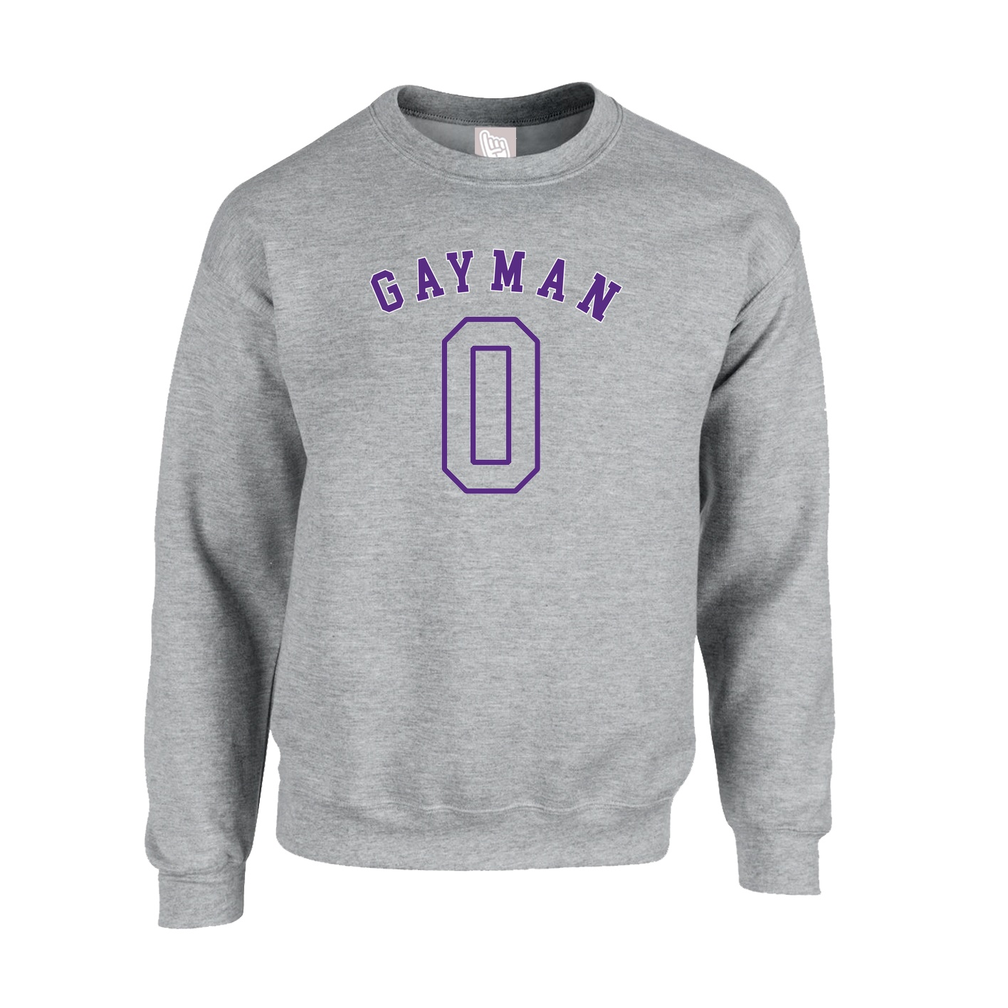 Fleece Crew — Shirsey Arch in Grey