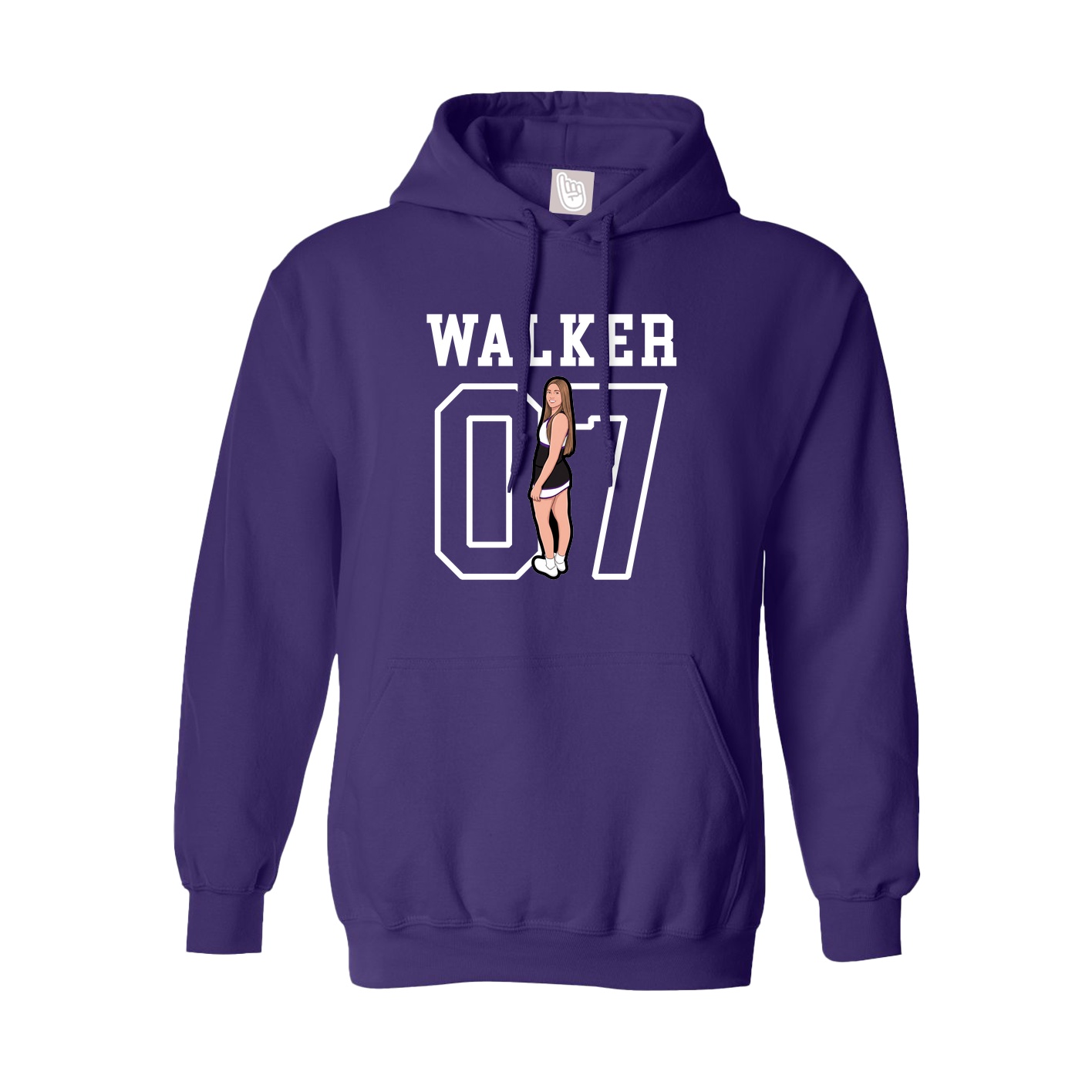 Hoodie — Shirsey in Purple