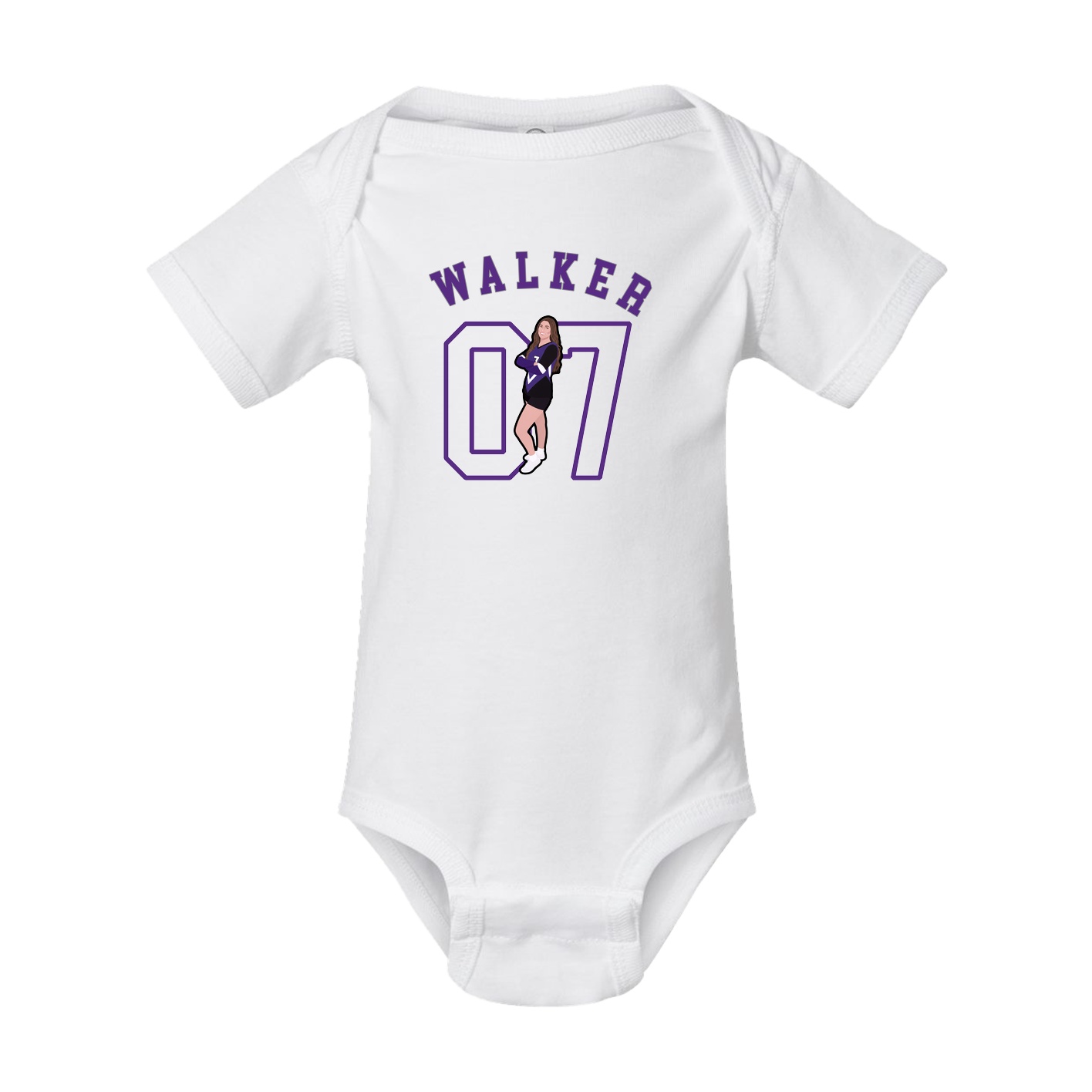Baby Onesie — Shirsey Arch in White