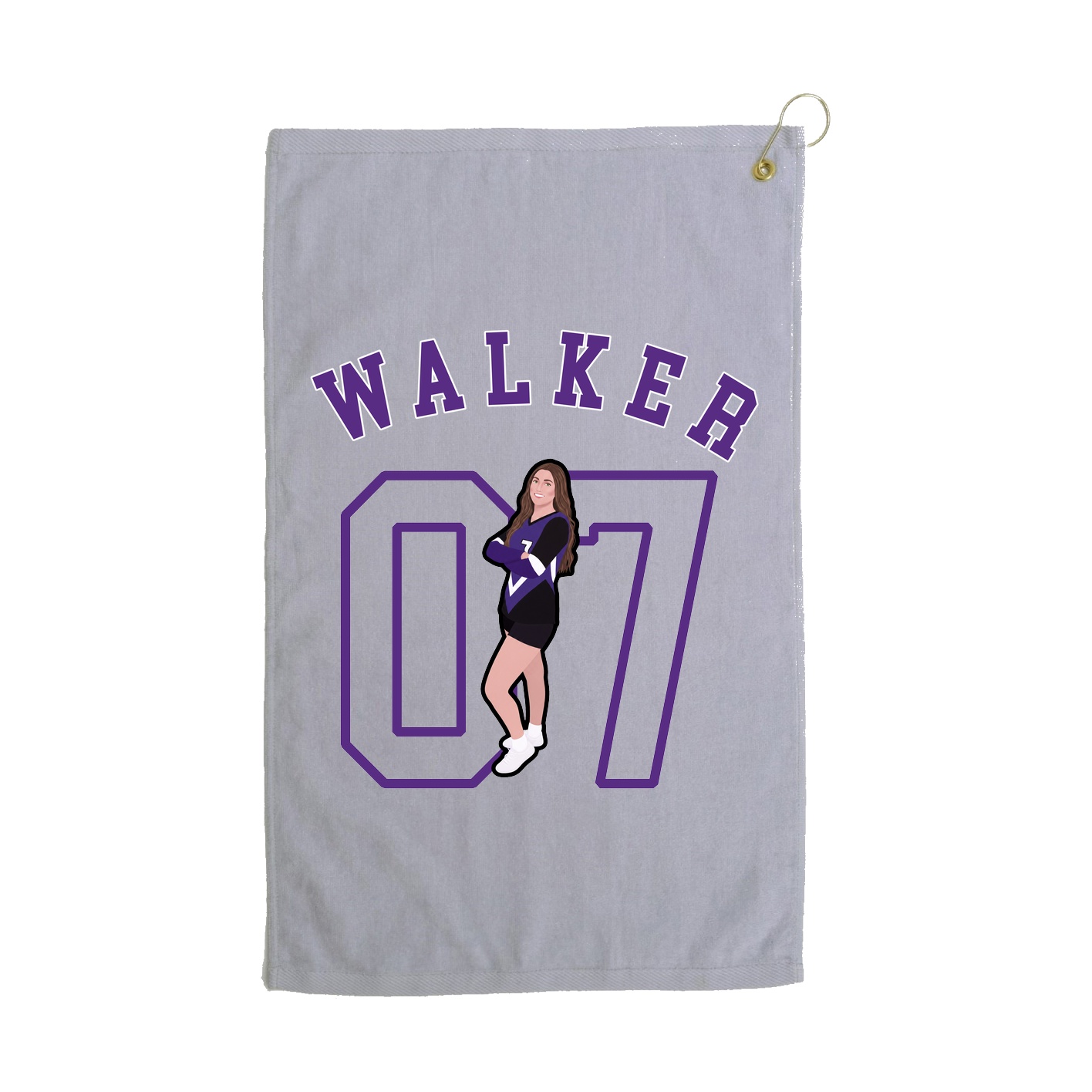 Golf Towel — Shirsey Arch in Grey
