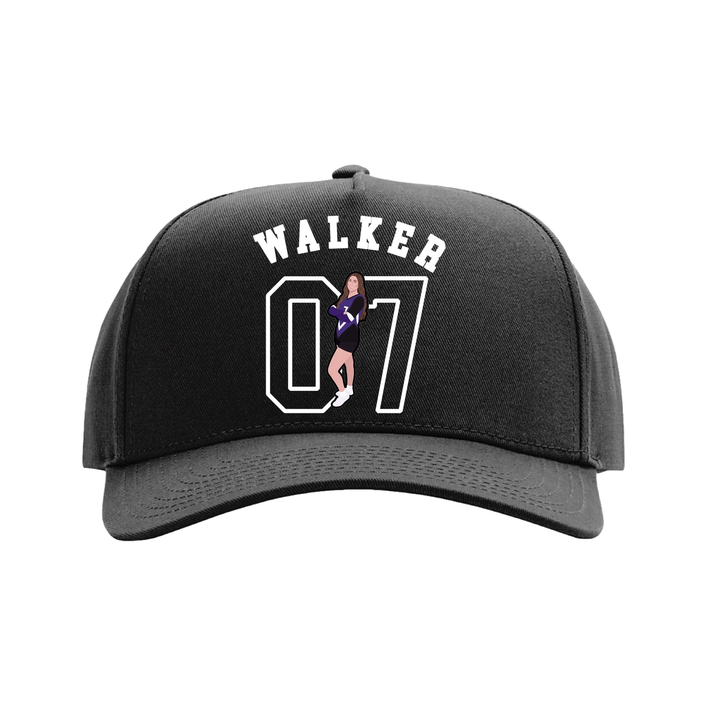 Full Fabric Five-Panel Champ Cap