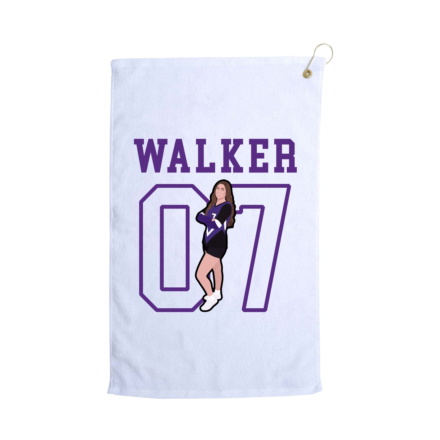 Golf Towel — Shirsey in White