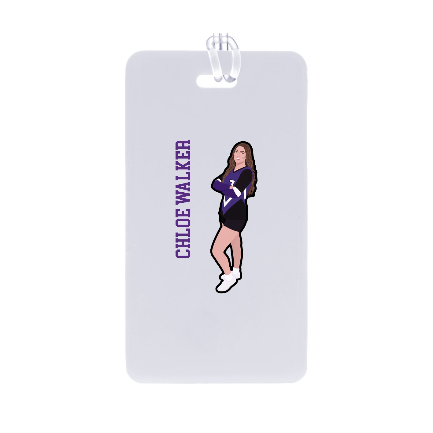 Bag Tag — Name Vertical in Classic