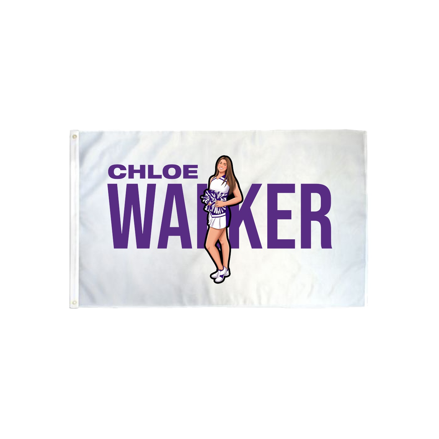 3x5 Flag — Player Name in Classic