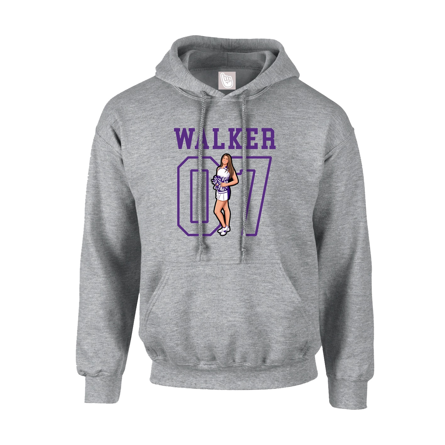 Hoodie — Shirsey in Grey