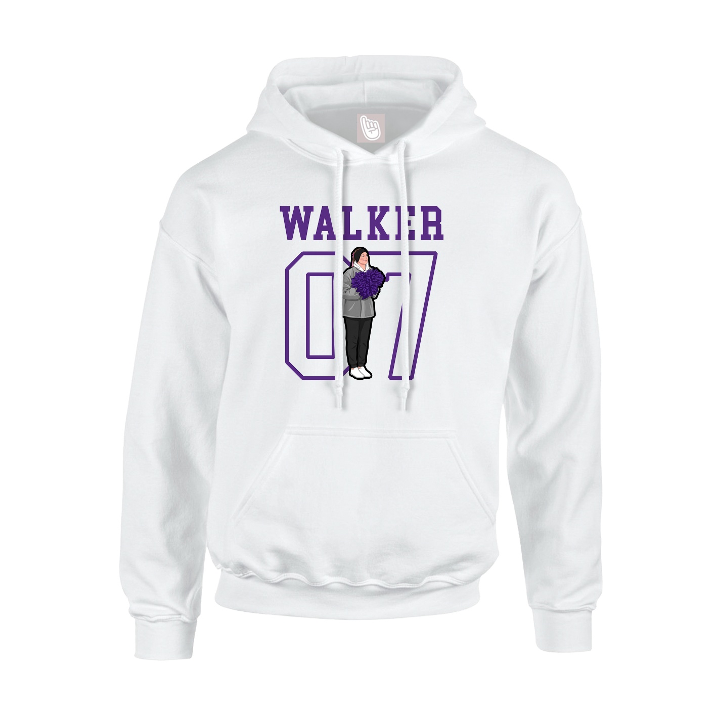 Hoodie — Shirsey in White
