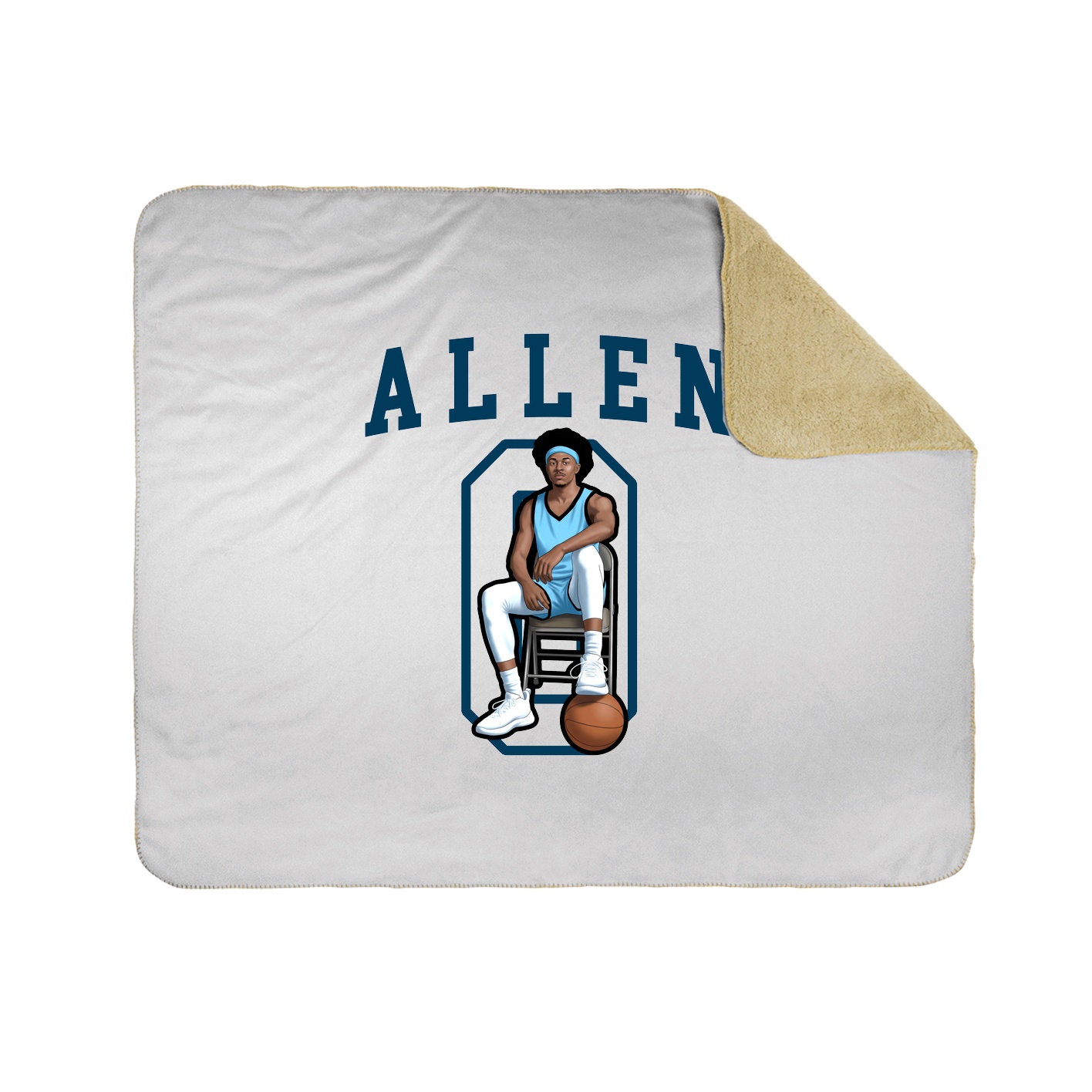Throw Blanket — Shirsey in White
