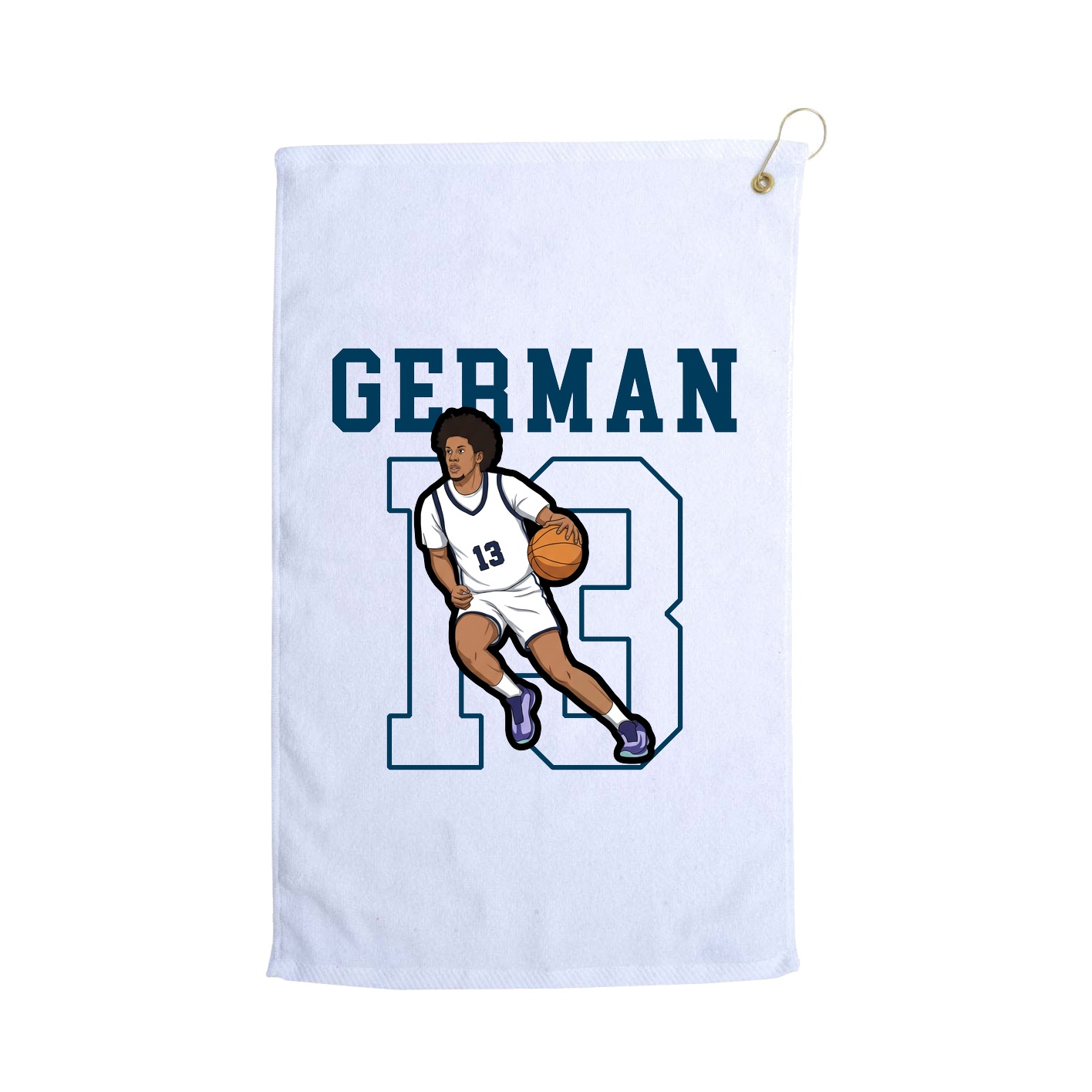 Golf Towel — Shirsey in White