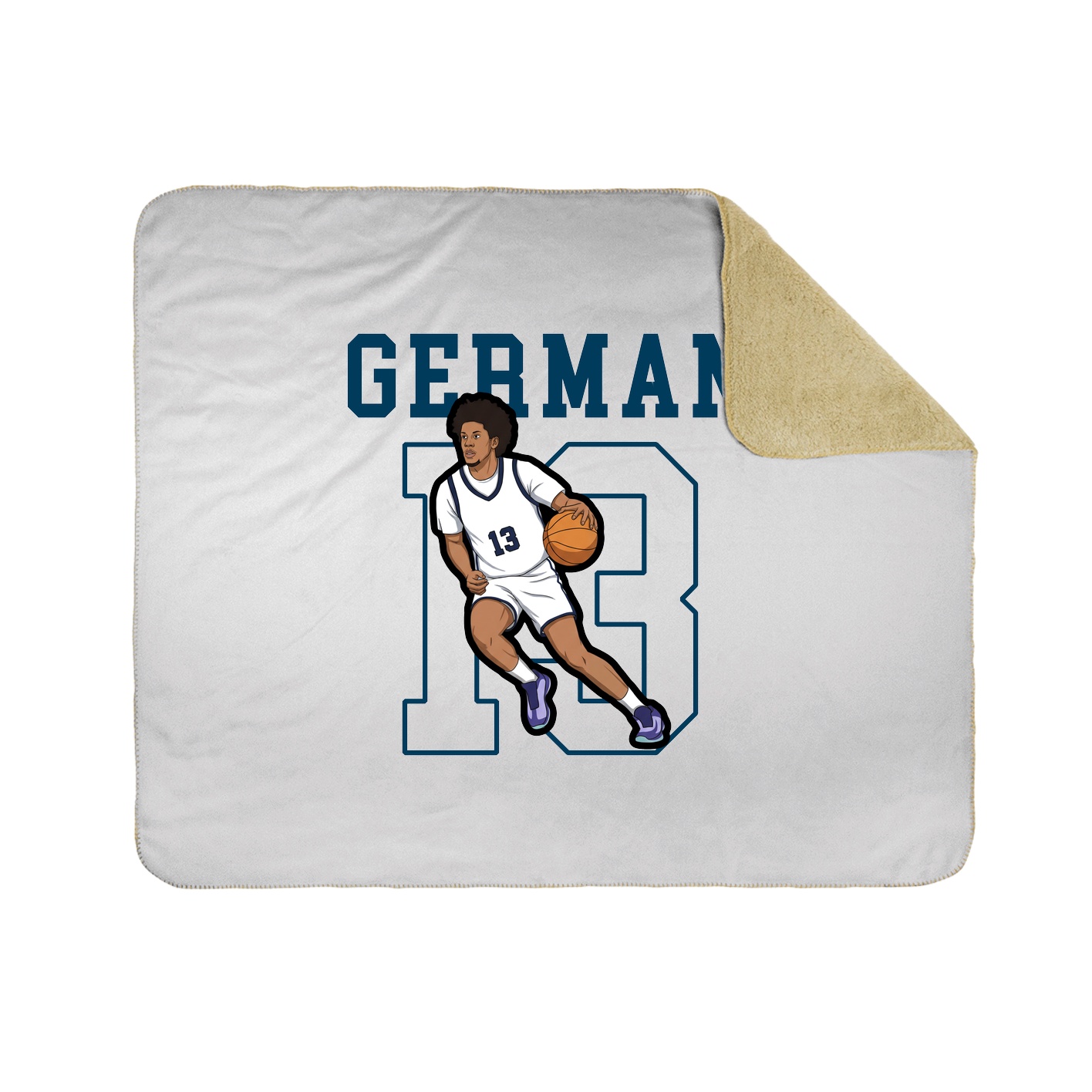 Throw Blanket — Shirsey in White