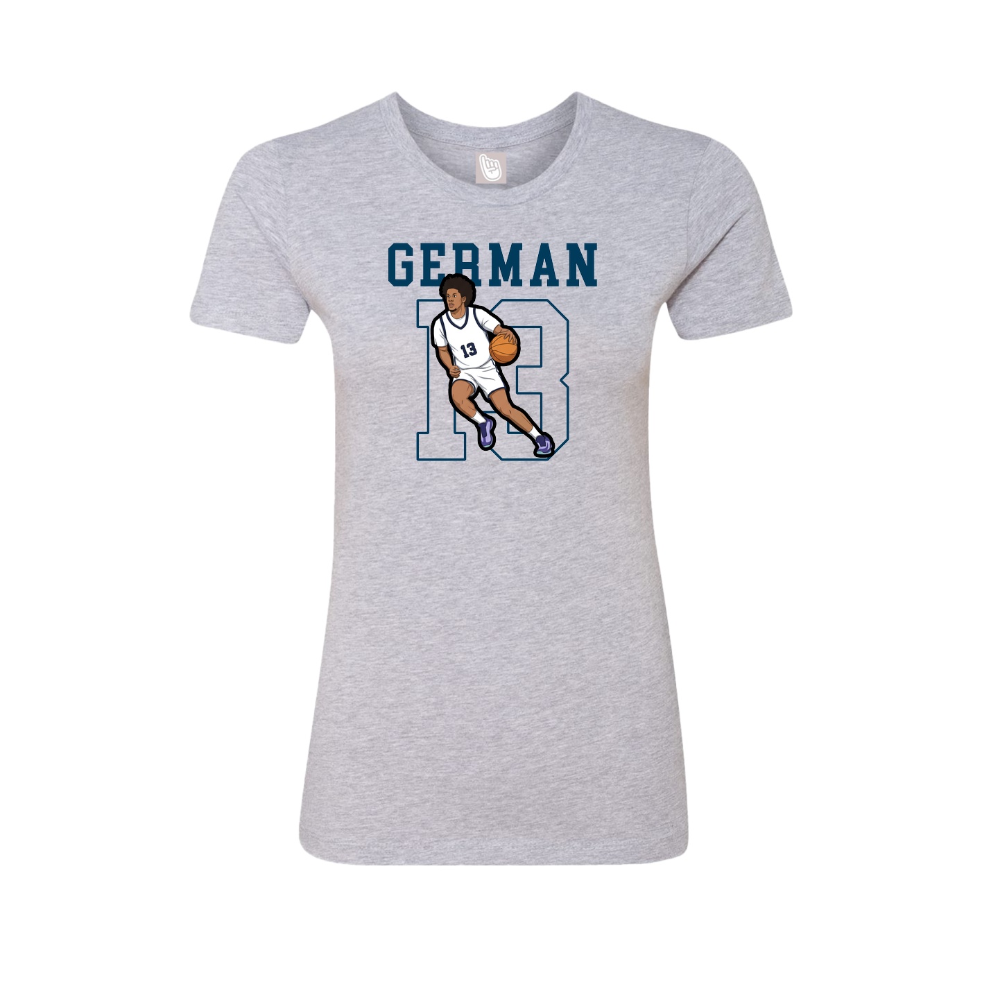 Fitted Women's Tee — Shirsey in Grey