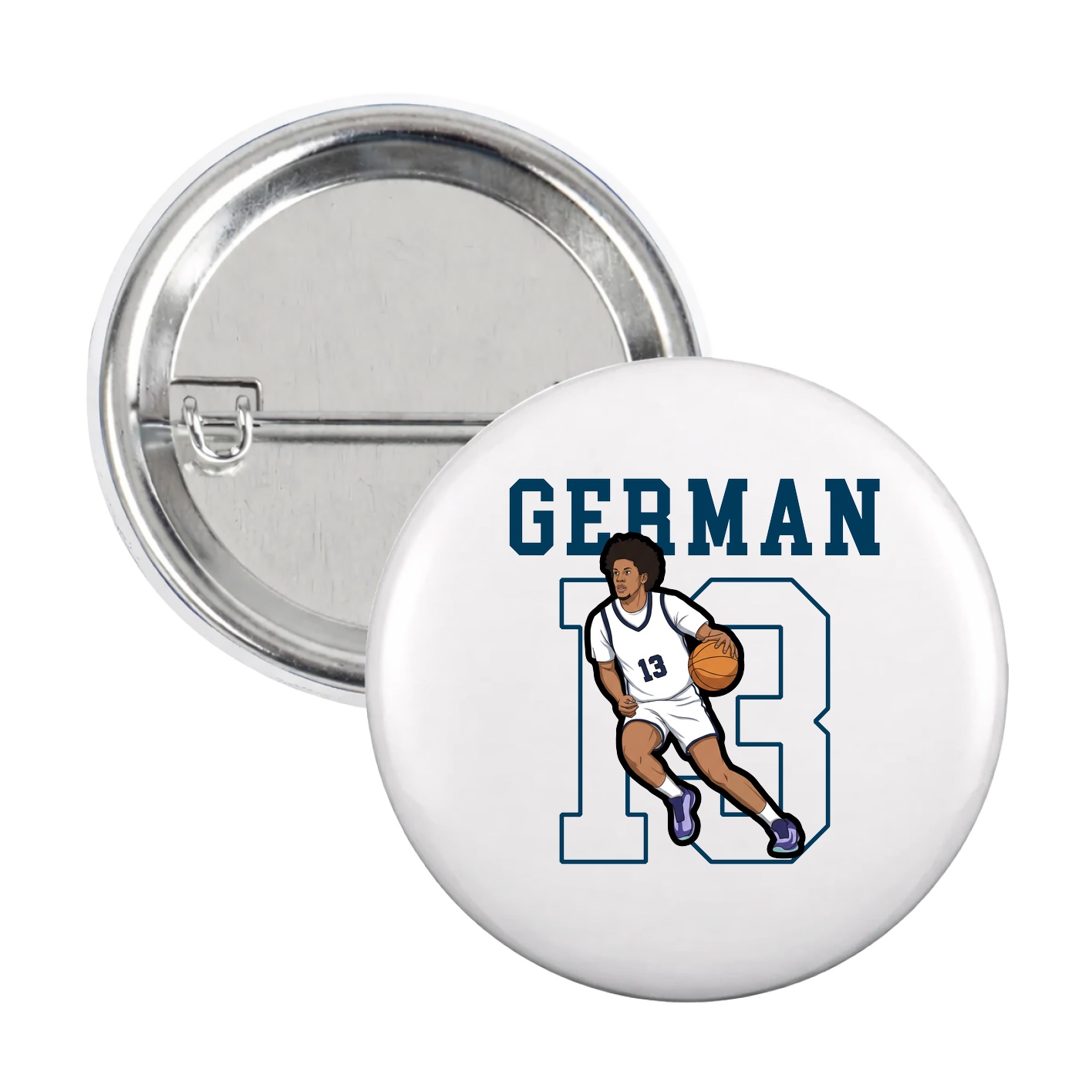 Game Day Button — Shirsey in White