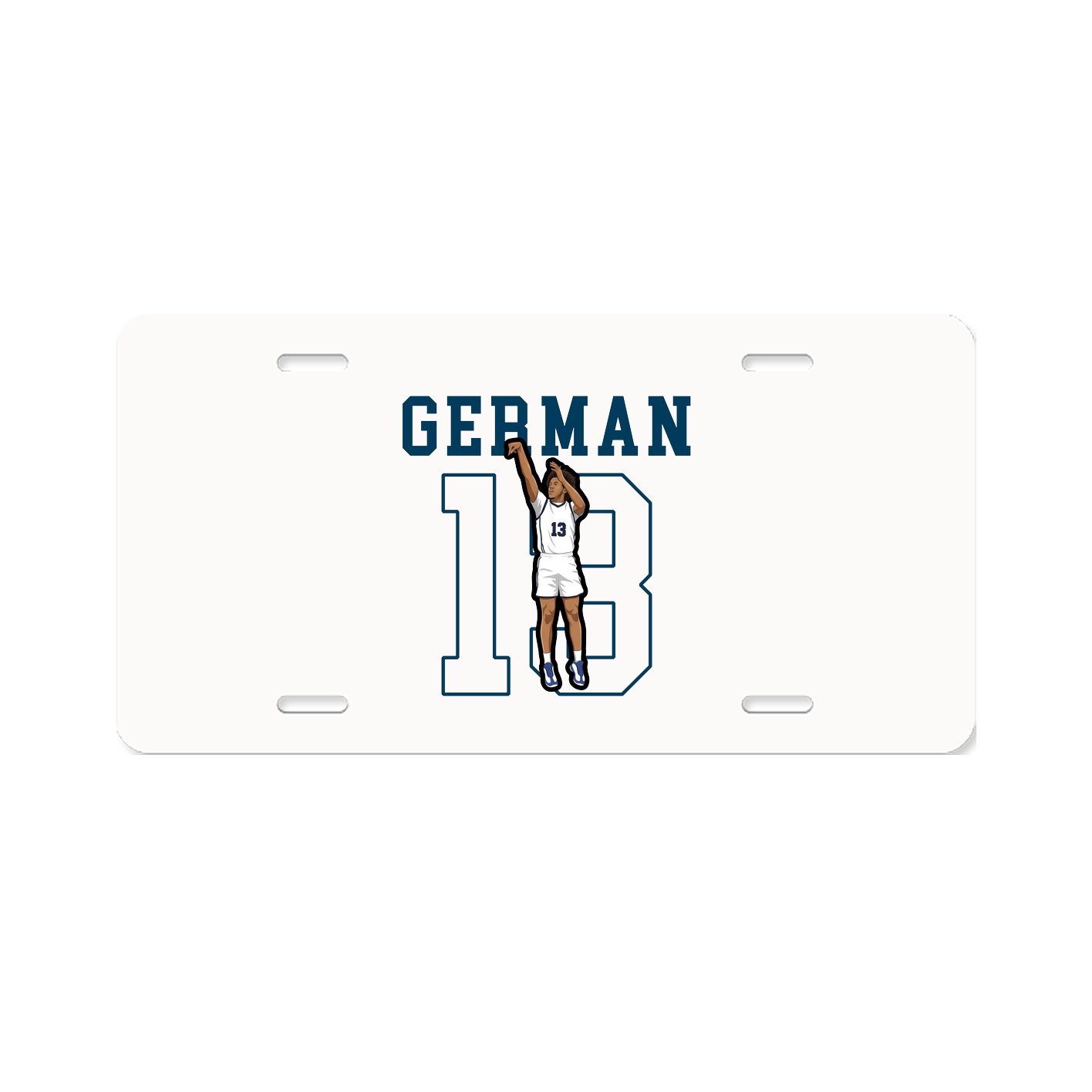 License Plate — Shirsey in Classic