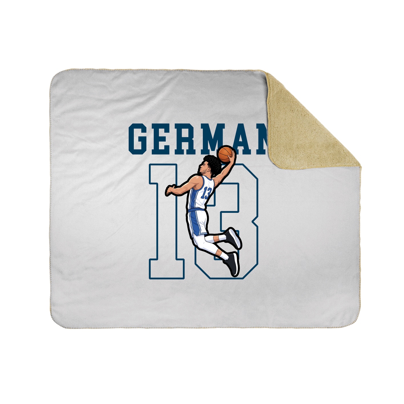 50x60 Sherpa Lined Throw Blanket