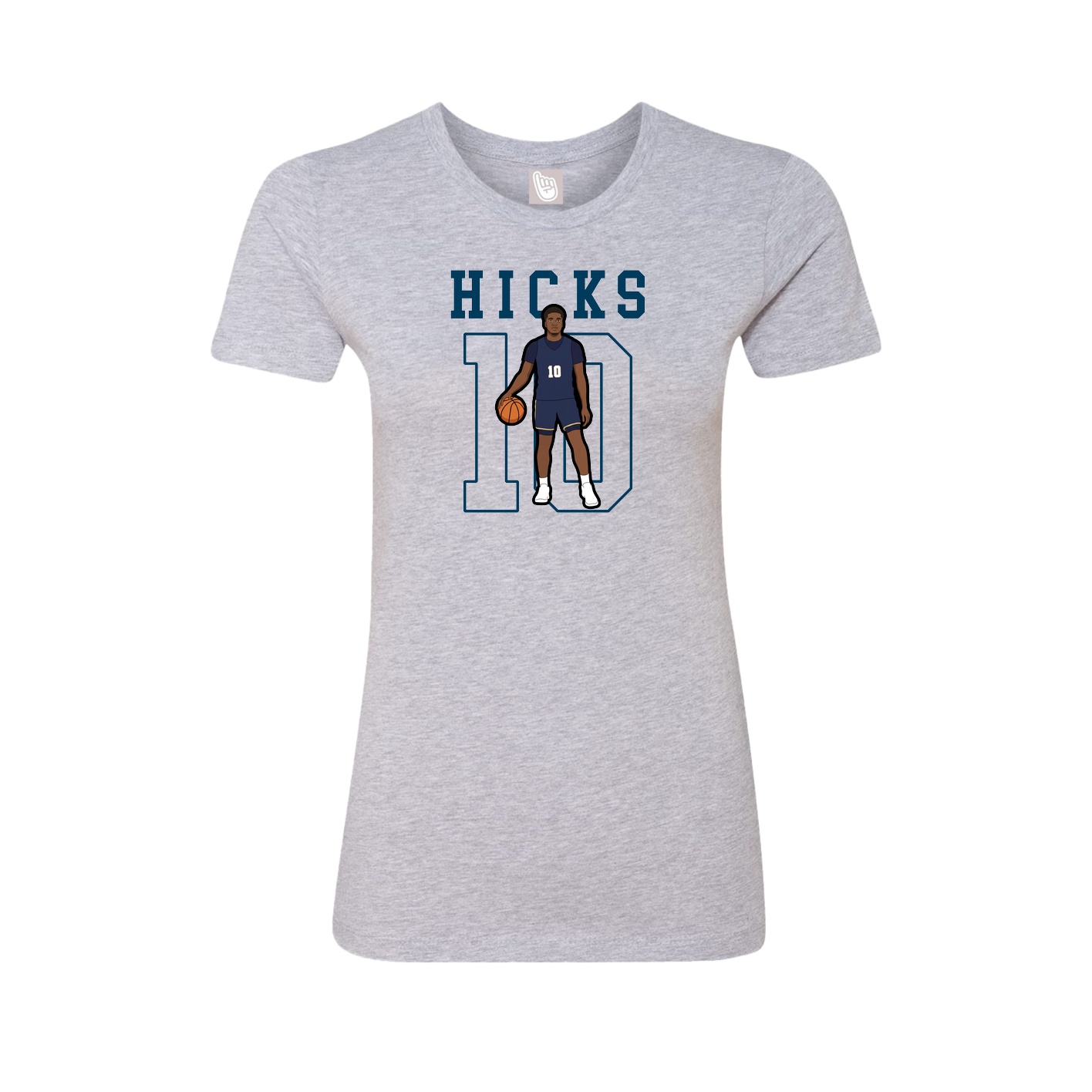 Fitted Women's Tee — Shirsey in Grey