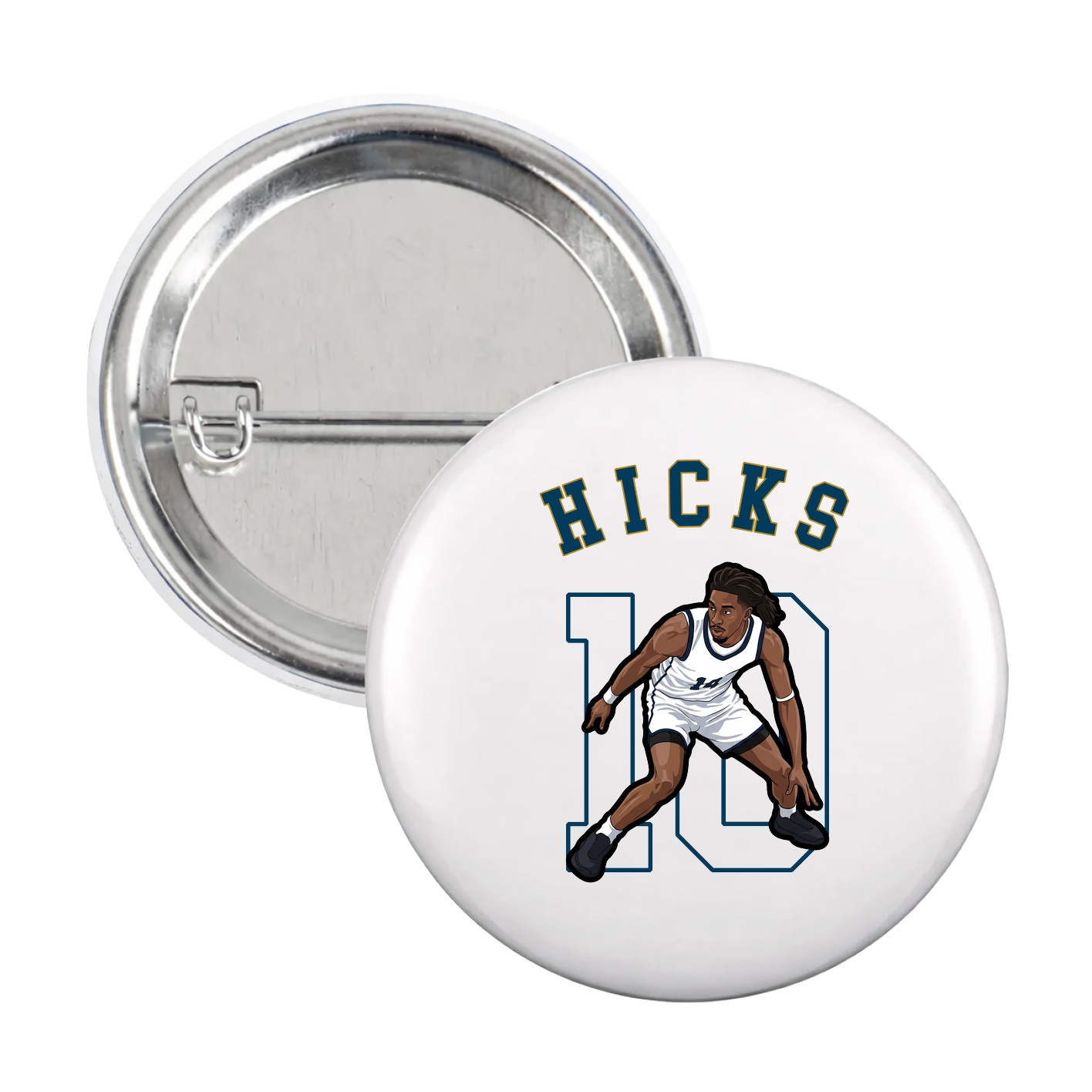 Game Day Button — Shirsey Arch in White