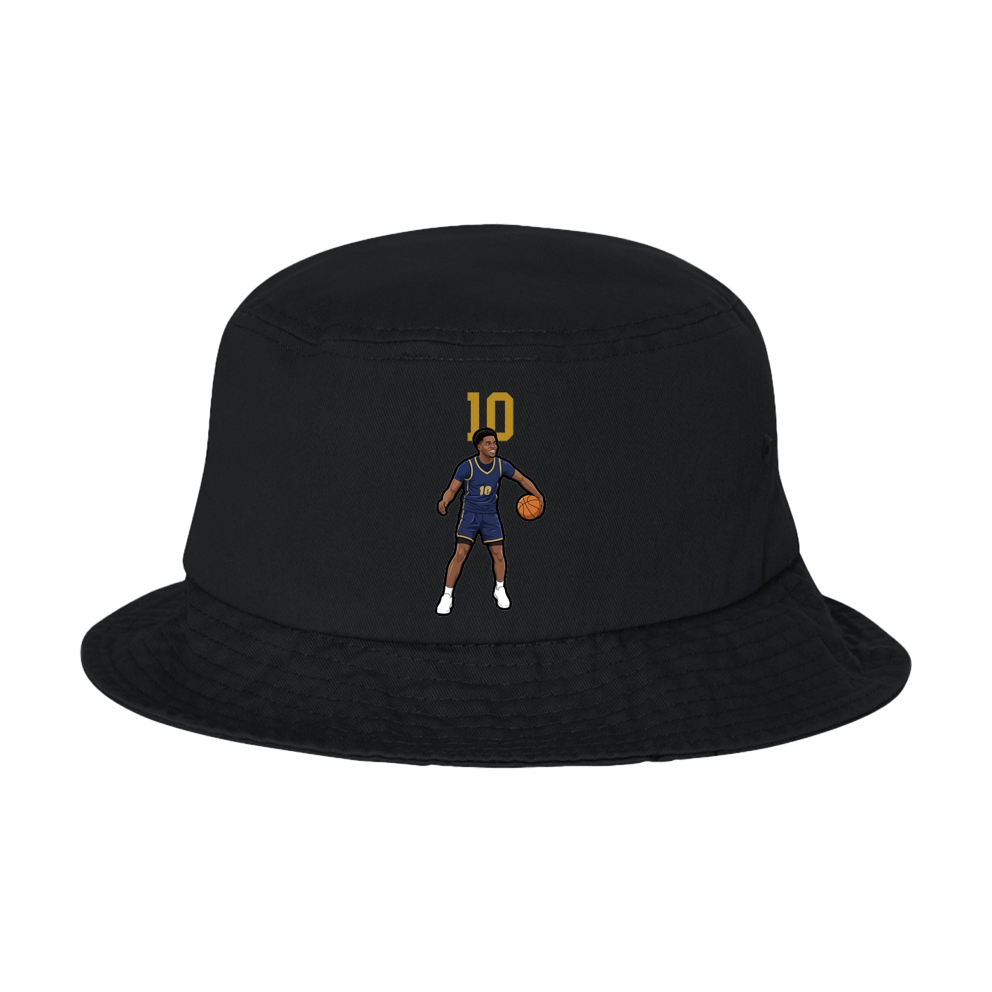 Bucket Cap — Number Top in Black