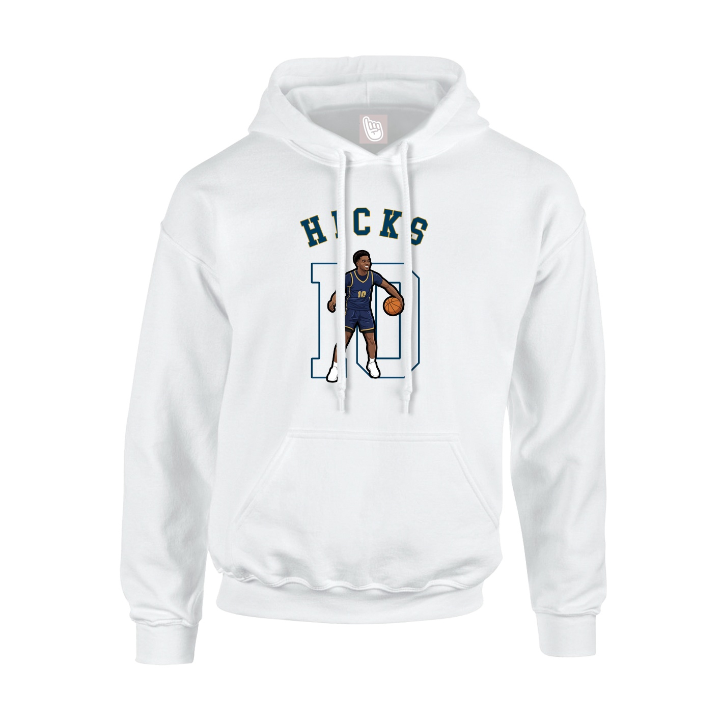 Youth Hoodie — Shirsey Arch in White