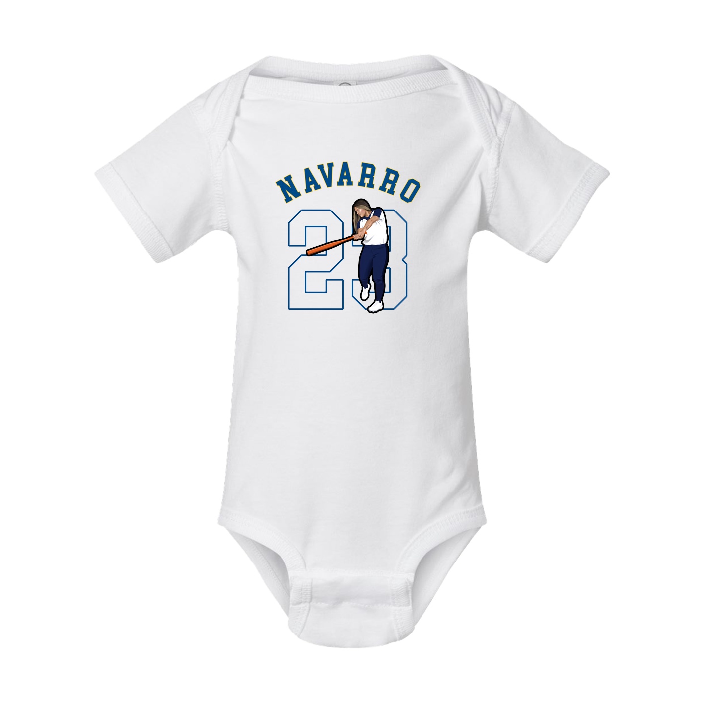 Baby Onesie — Shirsey Arch in White