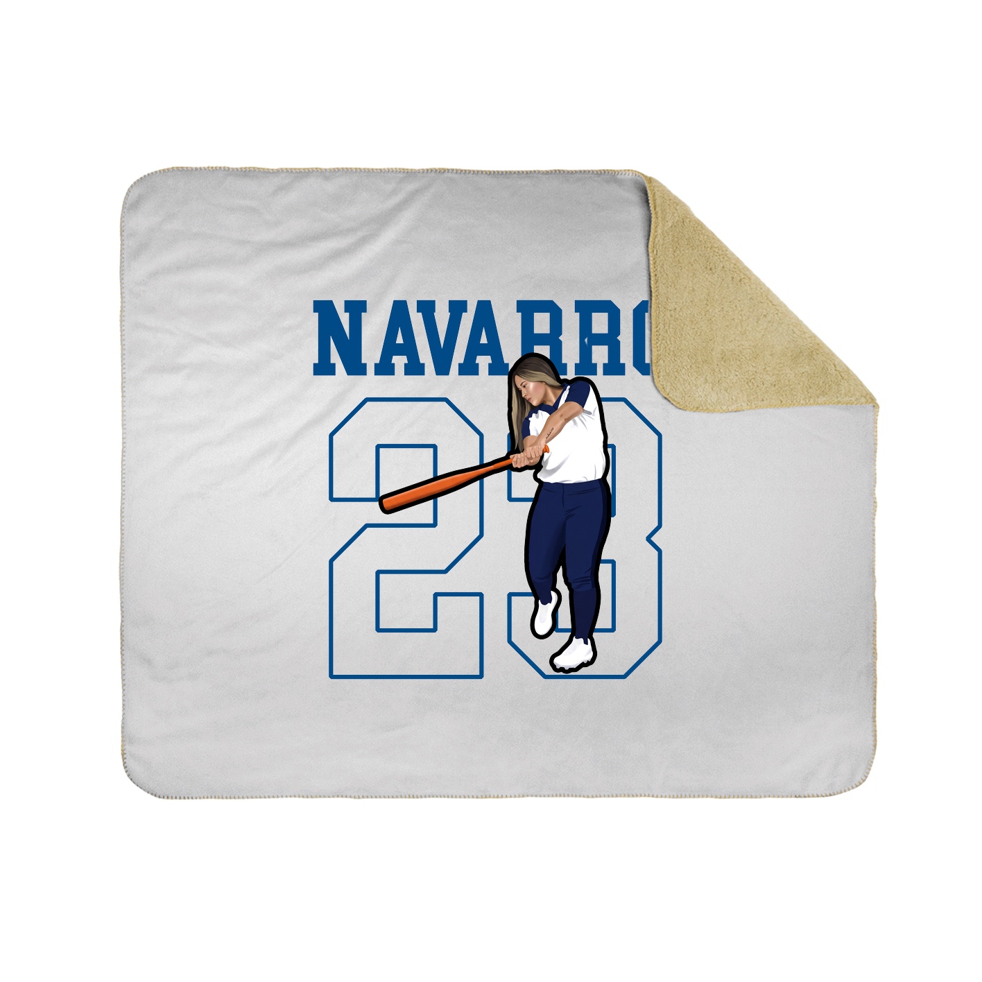 Throw Blanket — Shirsey in White