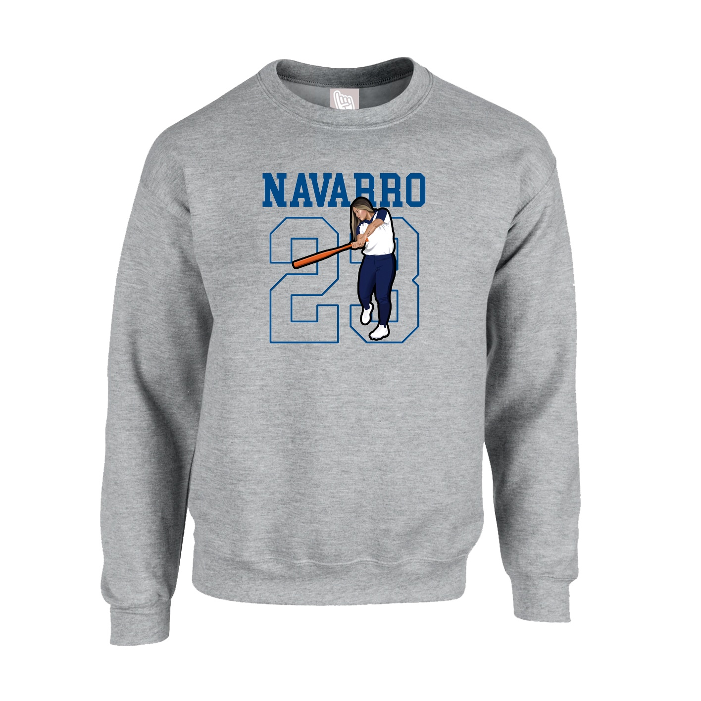 Fleece Crew — Shirsey in Grey
