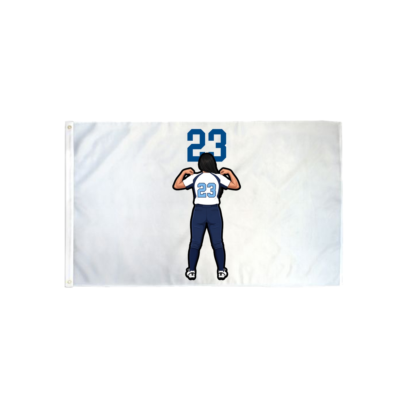 3x5 Flag — Number Top in Classic