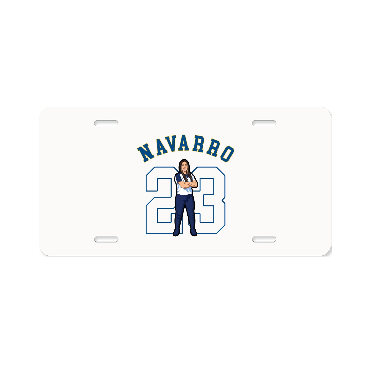 License Plate — Shirsey Arch in Classic