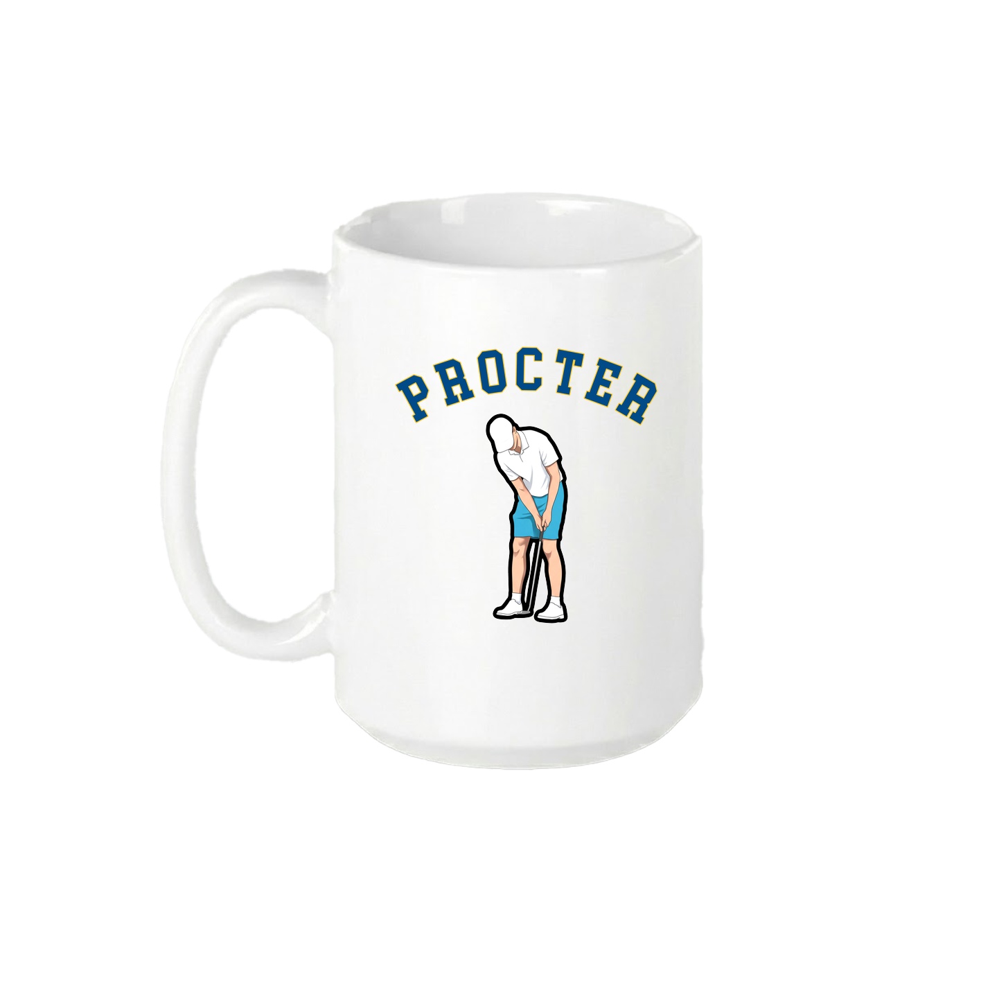 15oz Coffee Mug — Shirsey Arch in White