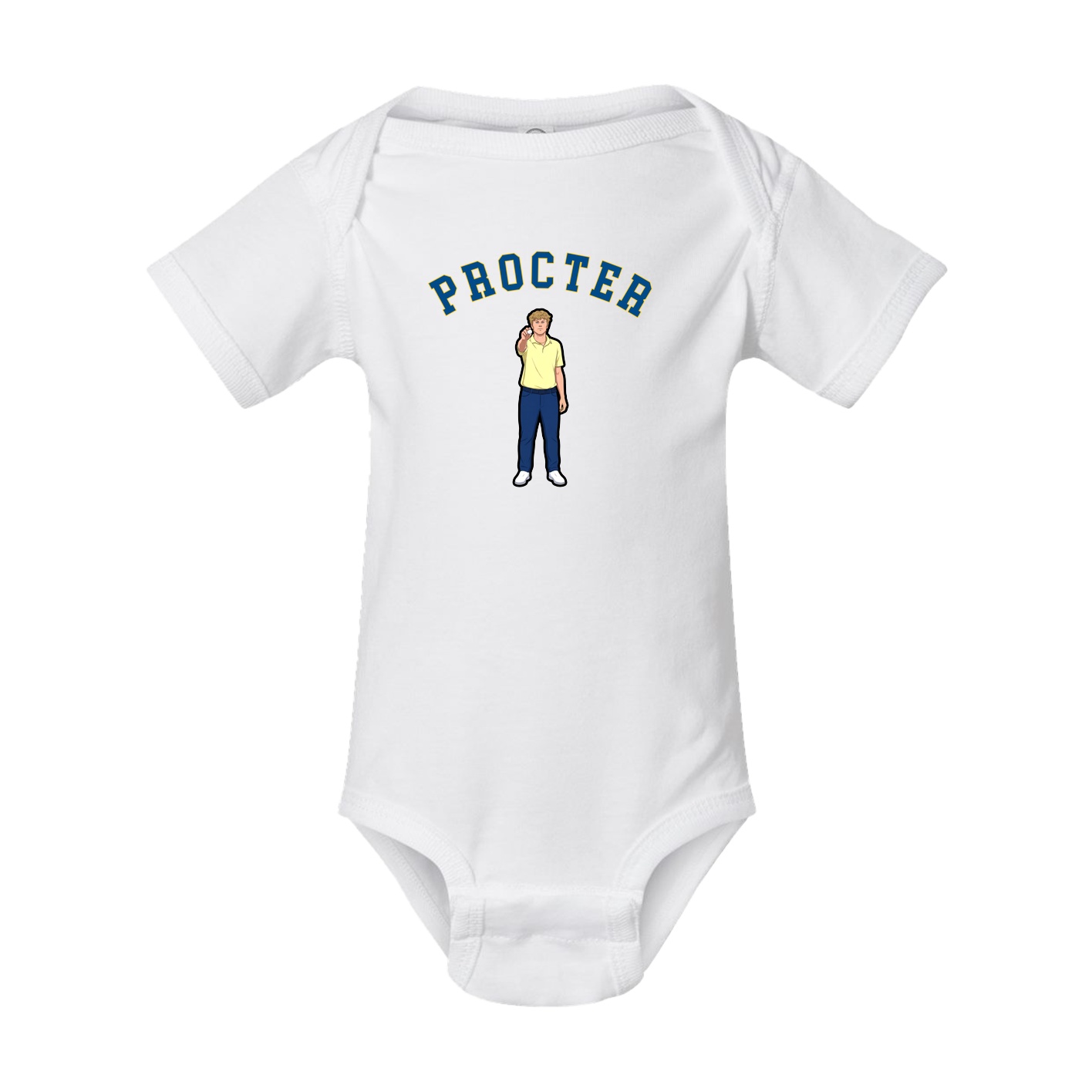 Baby Onesie — Shirsey Arch in White