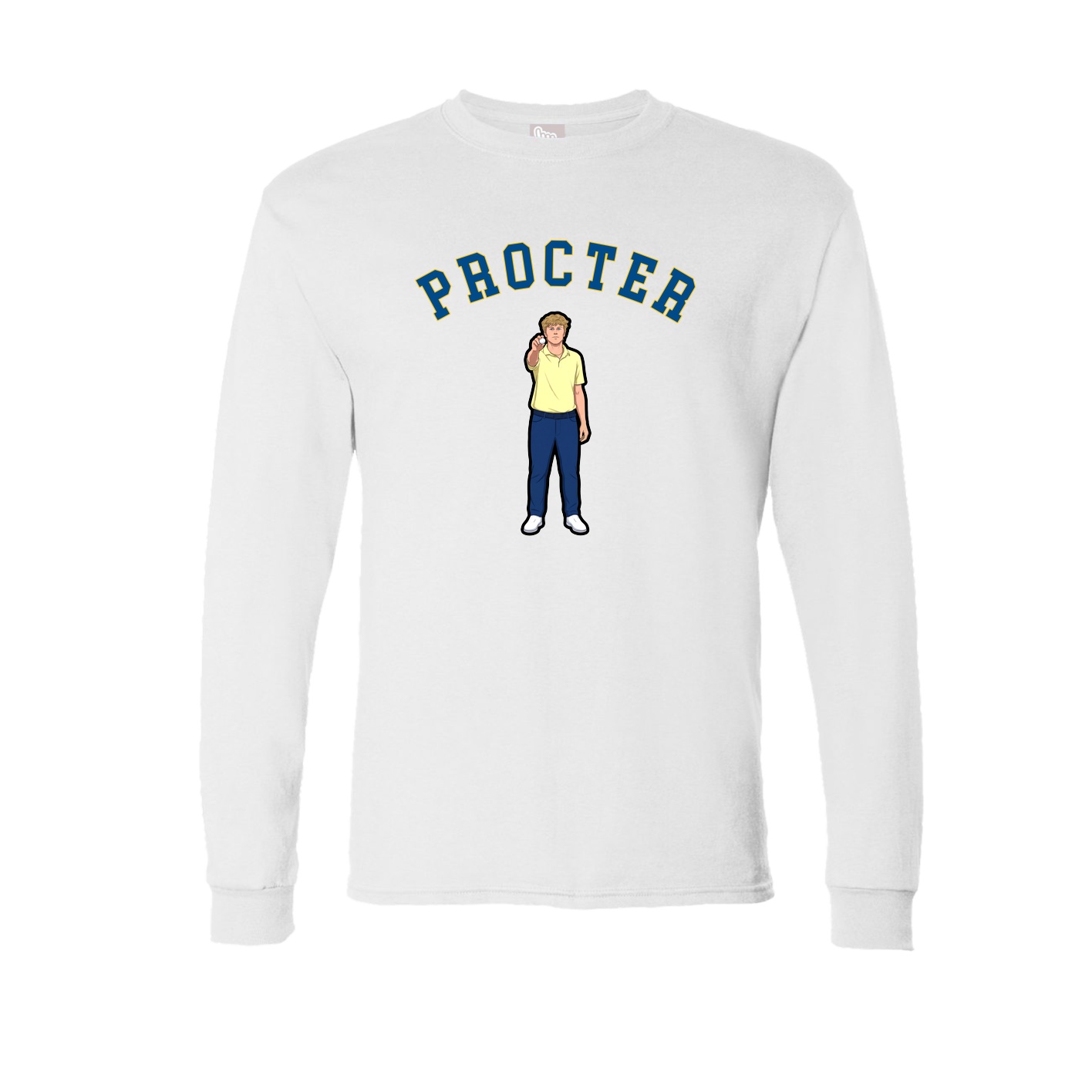 Long Sleeve Tee — Shirsey Arch in White