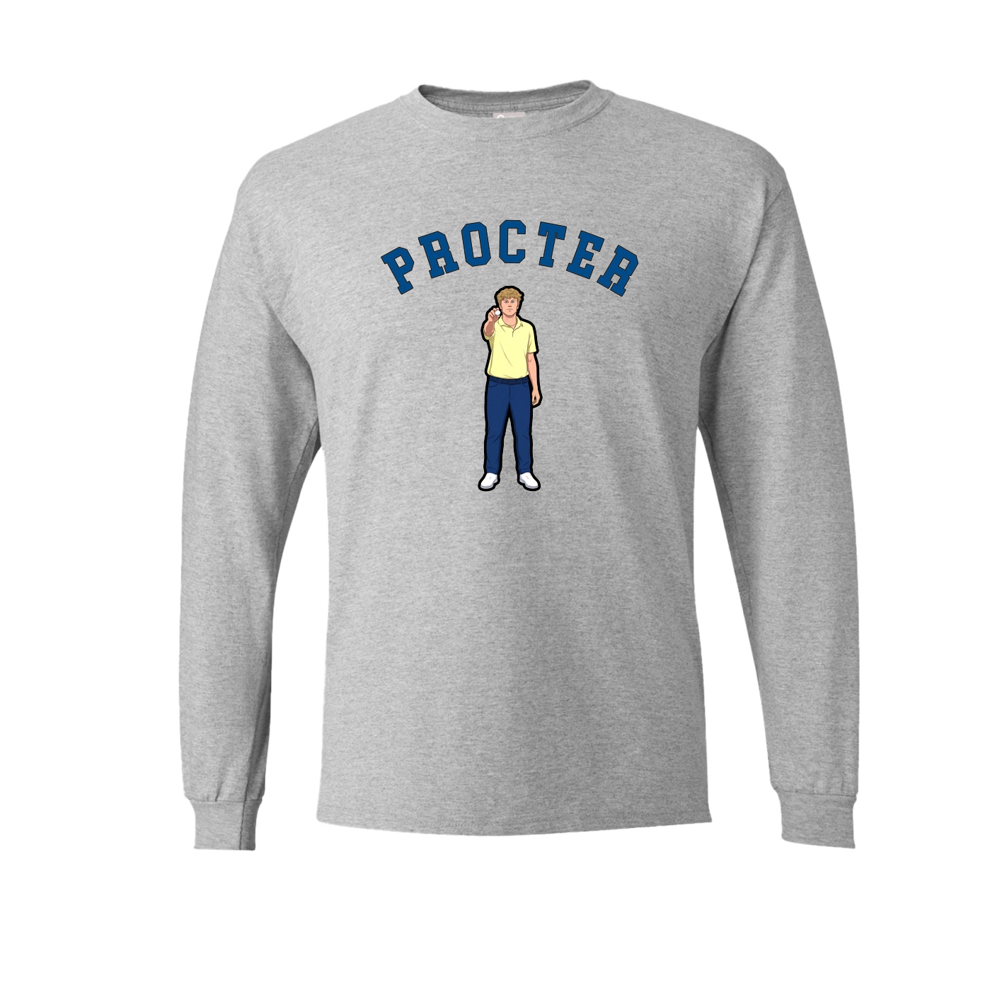 Long Sleeve Tee — Shirsey Arch in Grey