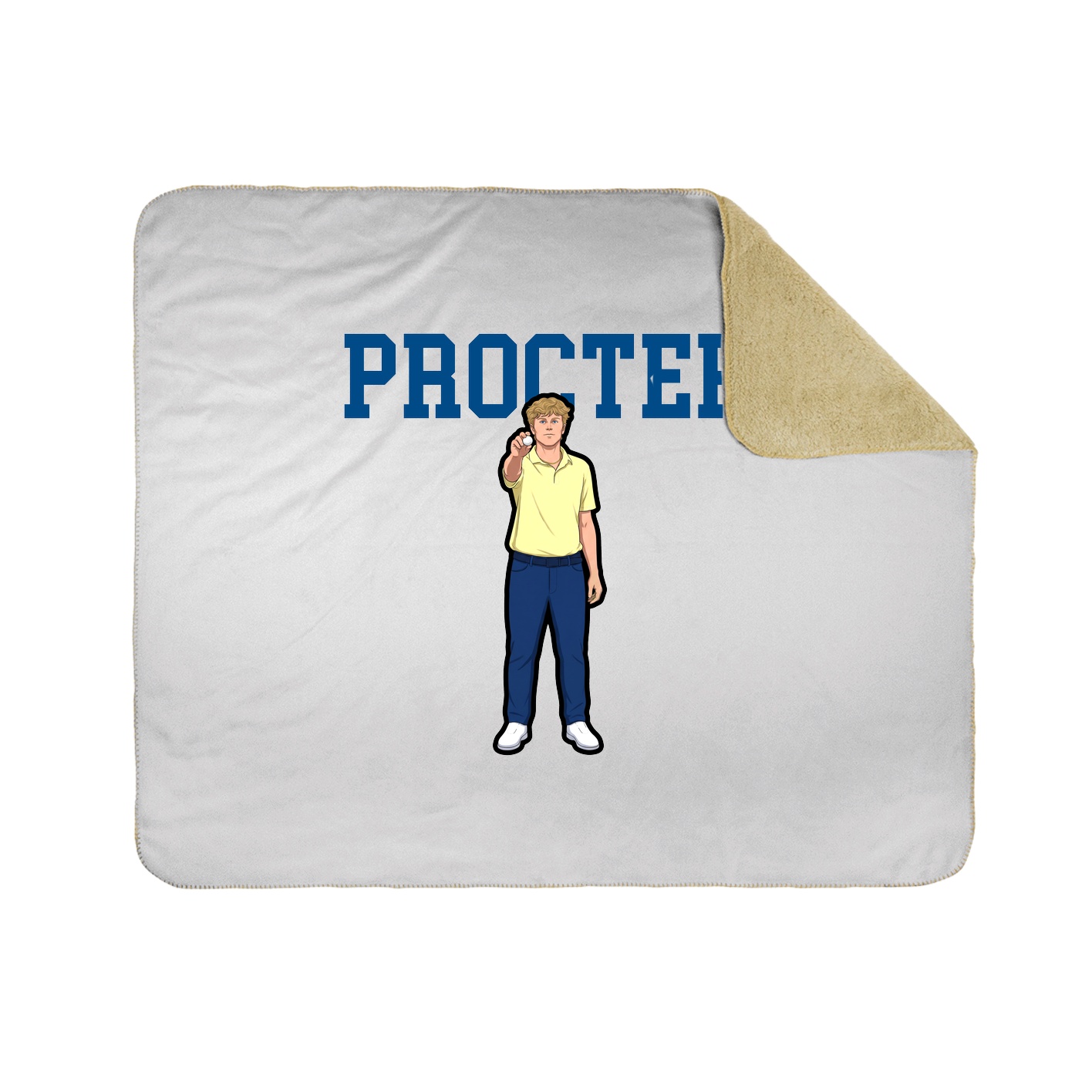 Throw Blanket — Shirsey in White