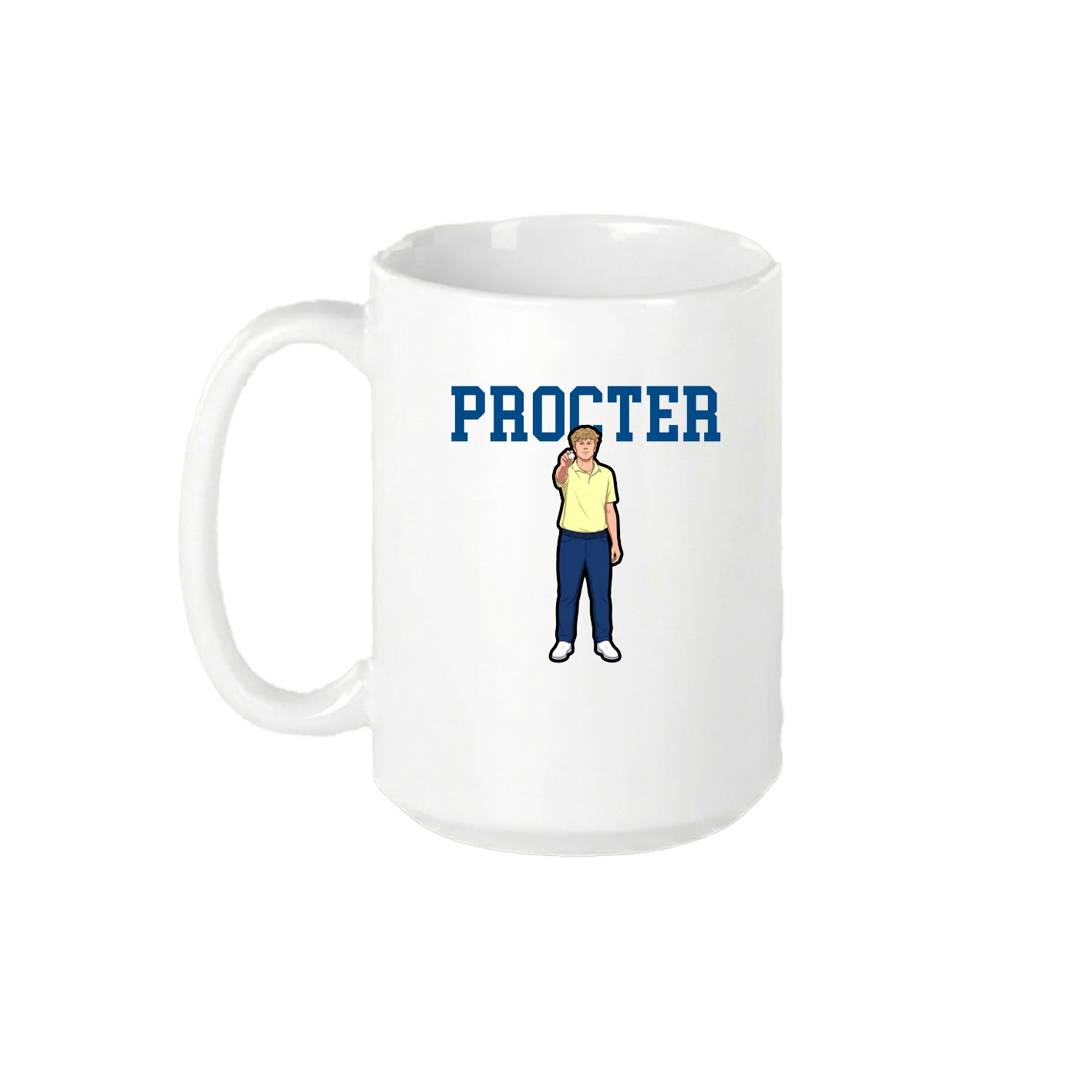 15oz Coffee Mug — Shirsey in White