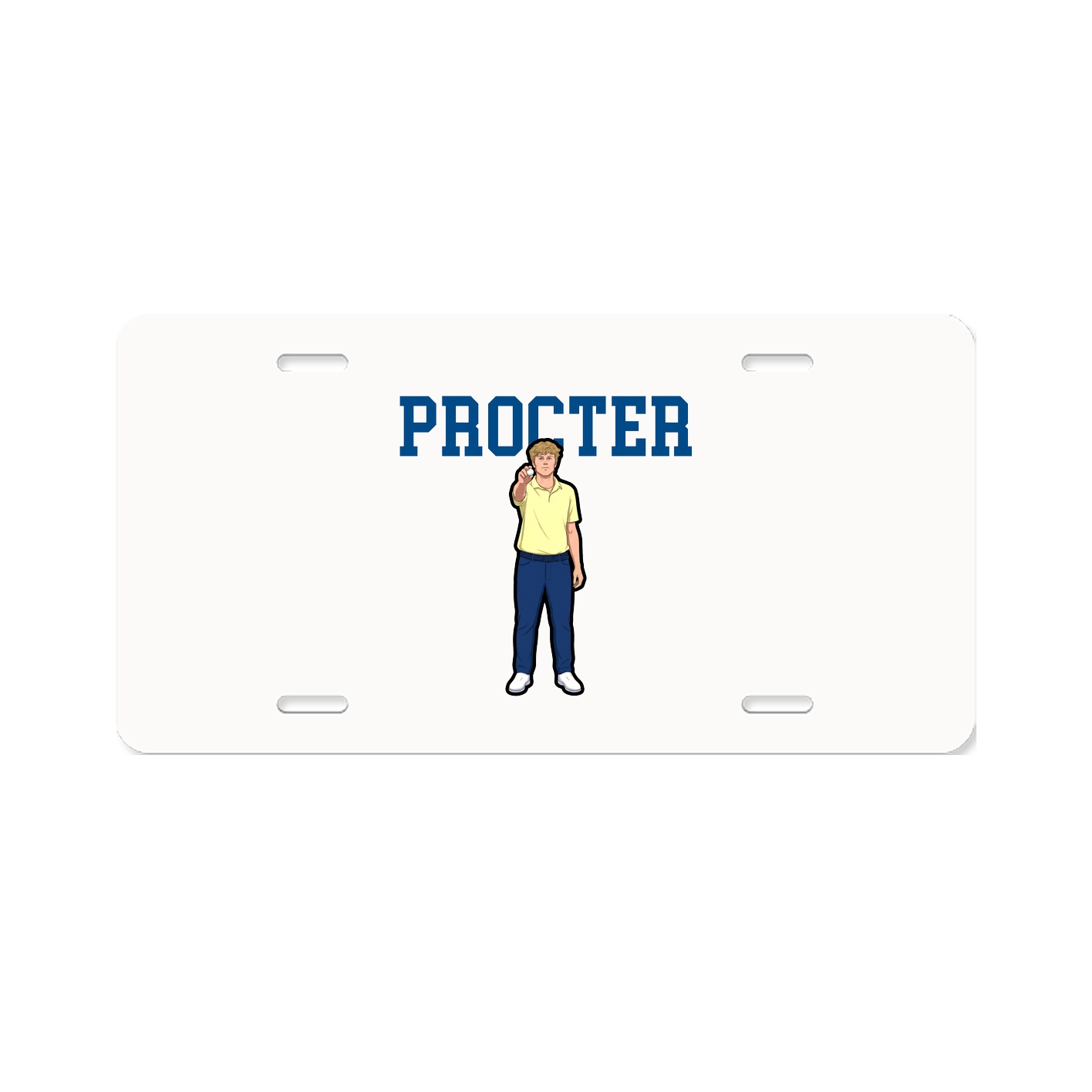 License Plate — Shirsey in Classic