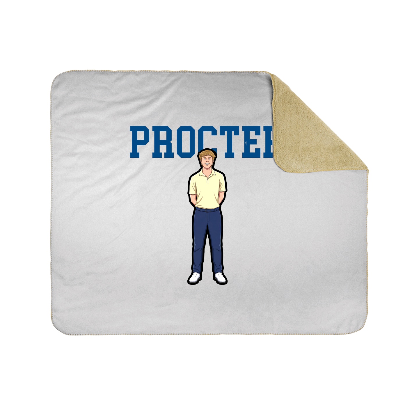 Throw Blanket — Shirsey in White