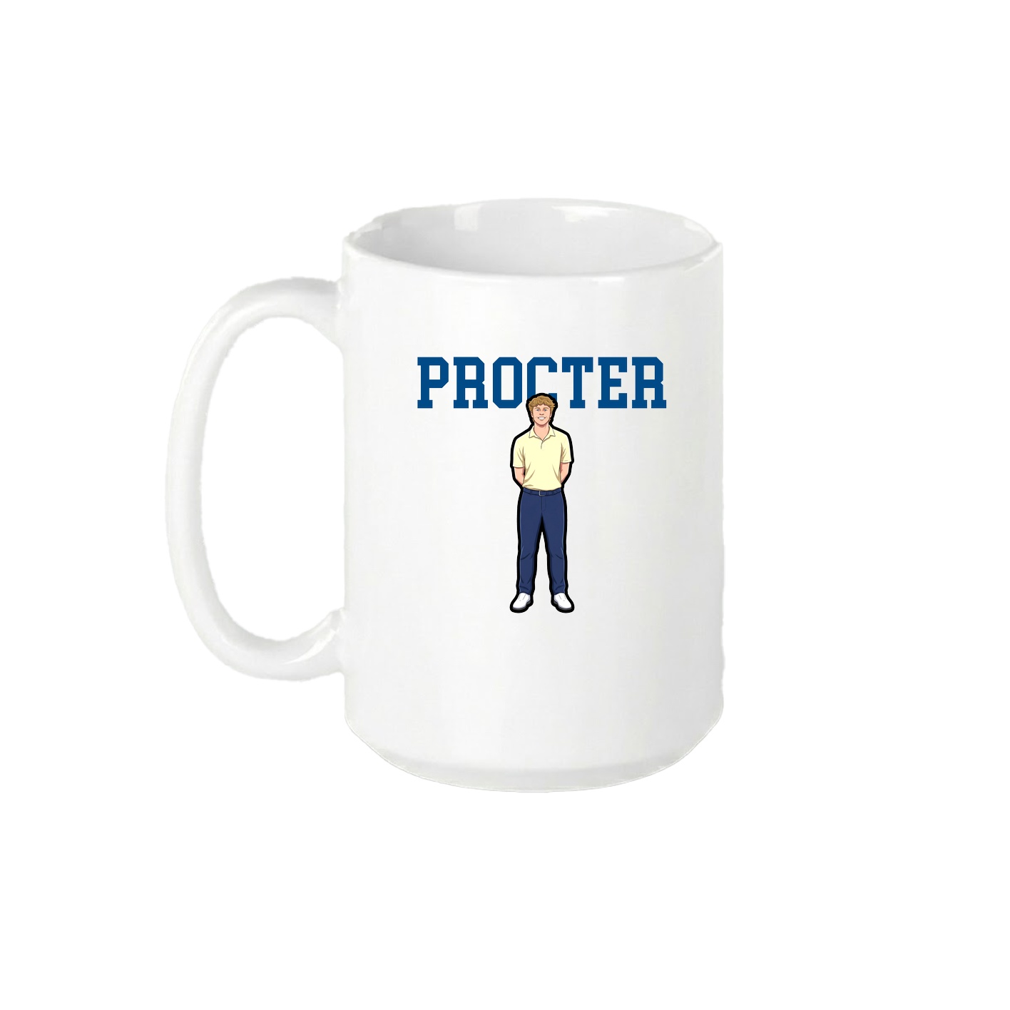 15oz Coffee Mug — Shirsey in White