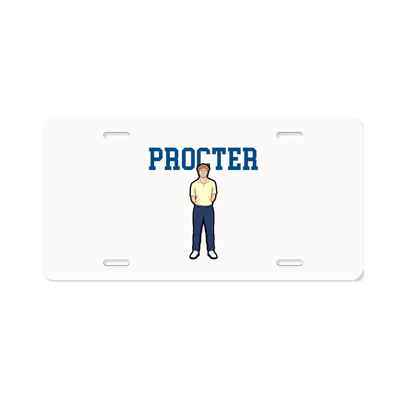 License Plate — Shirsey in Classic